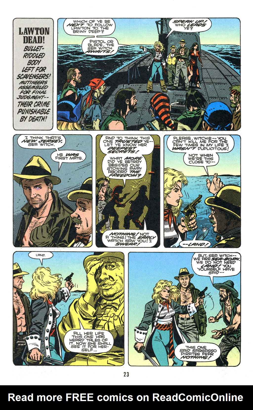 Read online Indiana Jones and the Sargasso Pirates comic -  Issue #4 - 25