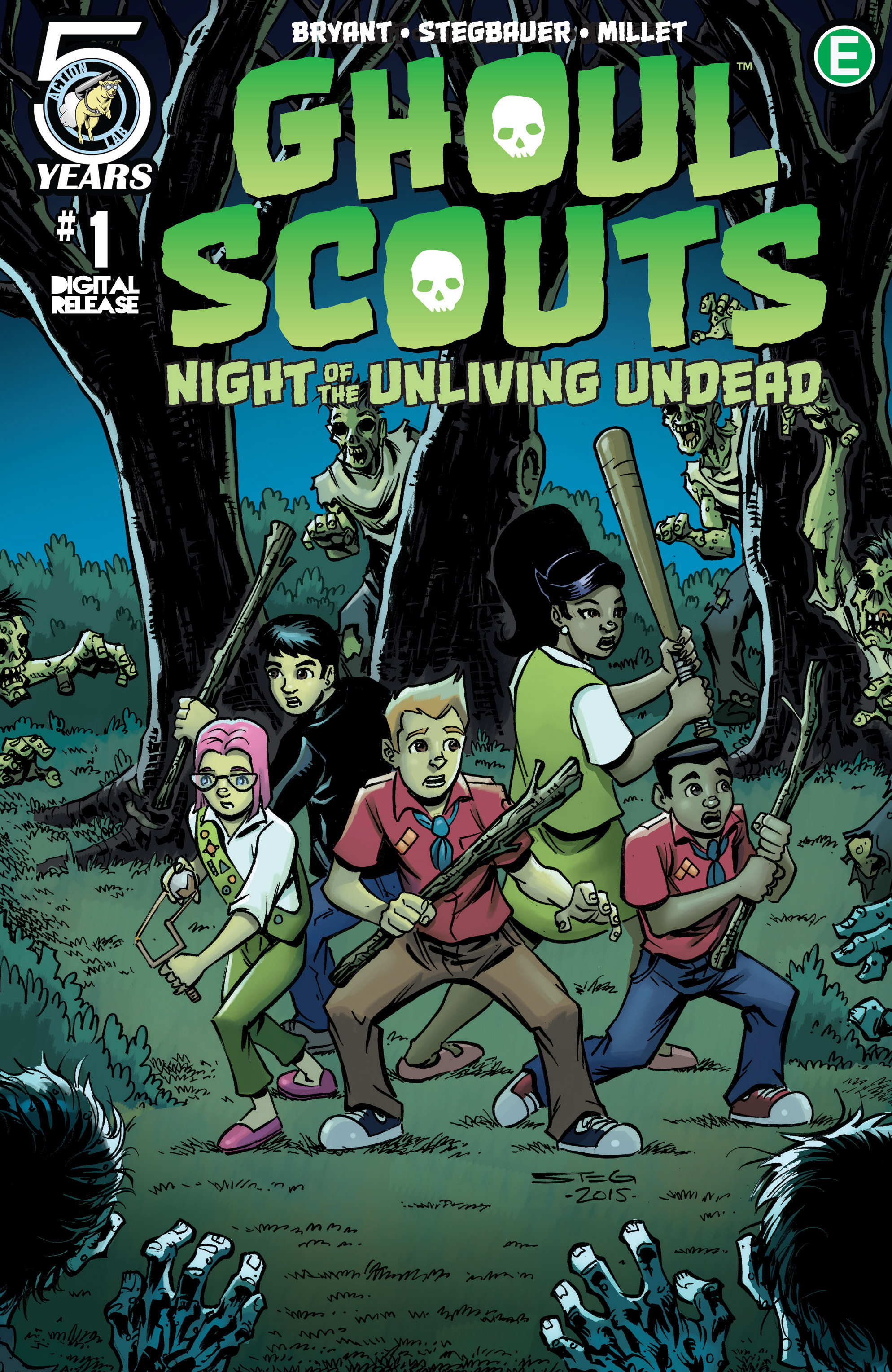 Read online Ghoul Scouts: Night of the Unliving Undead comic -  Issue #1 - 1