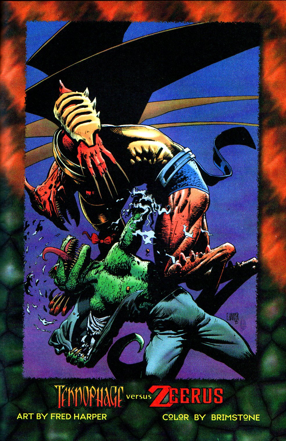 Read online Teknophage versus Zeerus comic -  Issue # Full - 45