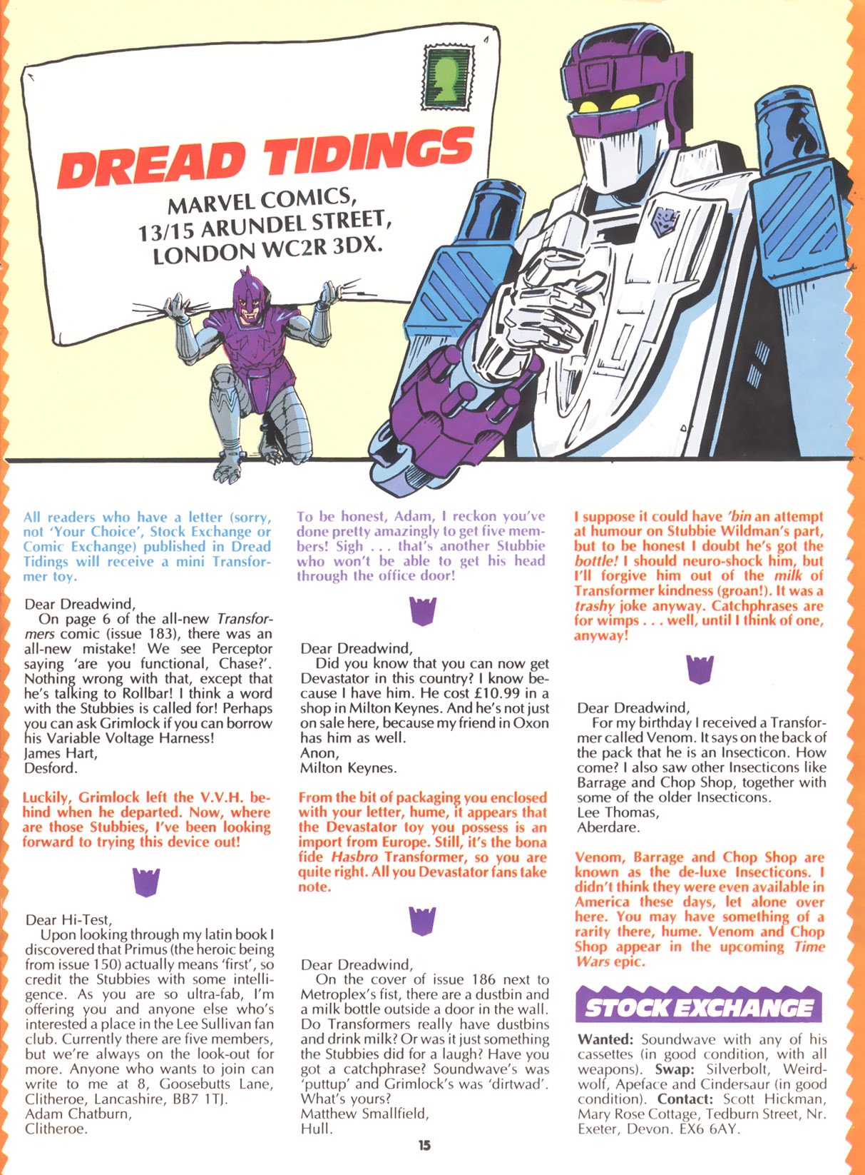 Read online The Transformers (UK) comic -  Issue #194 - 13