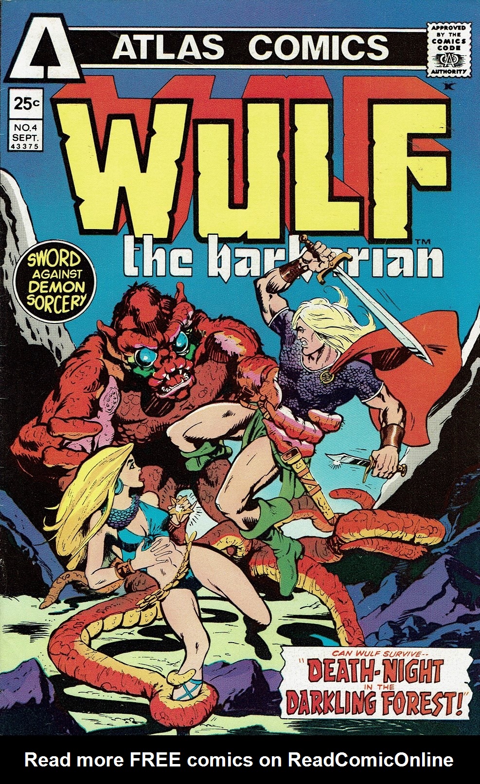 Read online Wulf the Barbarian comic -  Issue #4 - 1