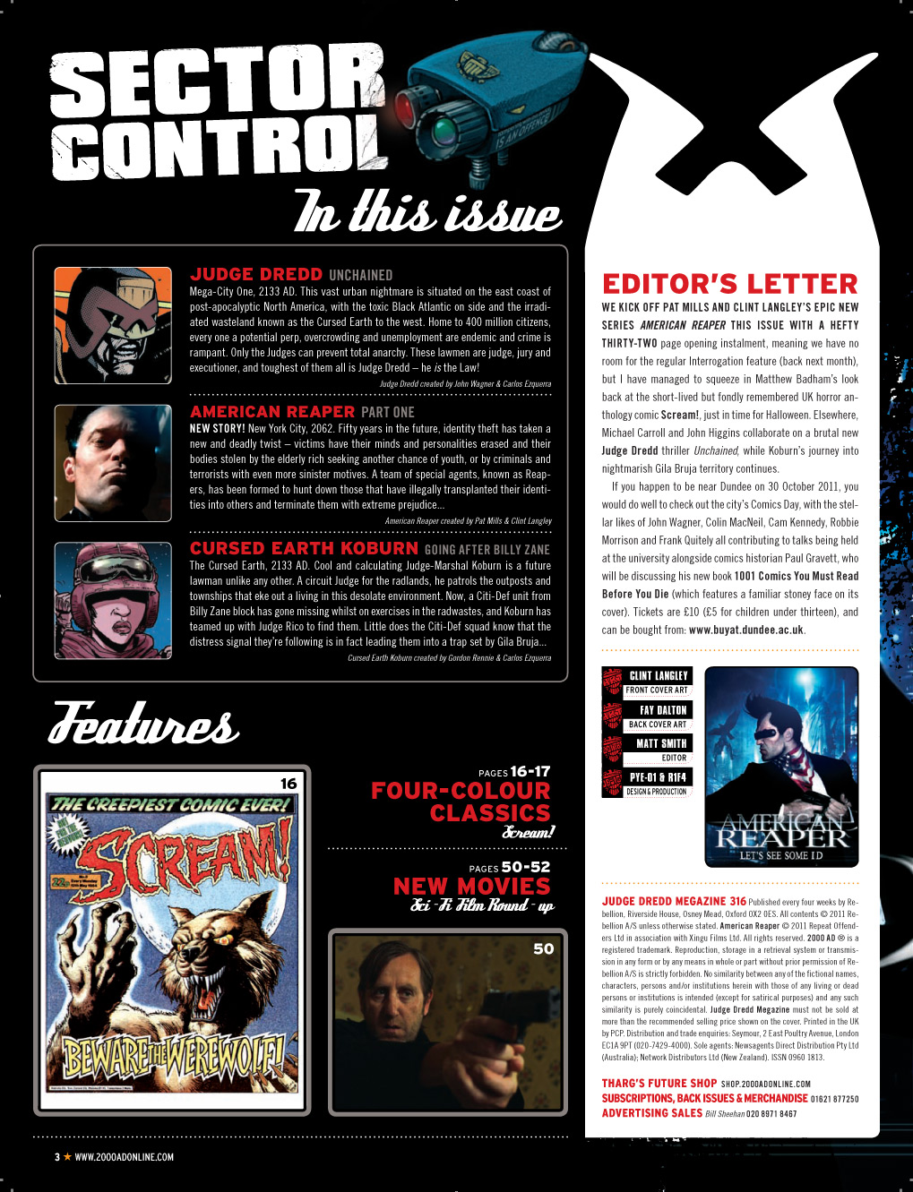 Read online Judge Dredd Megazine (Vol. 5) comic -  Issue #316 - 3