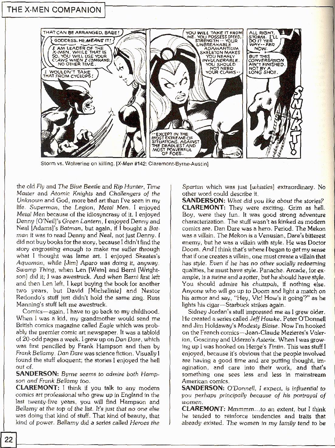 Read online The X-Men Companion comic -  Issue #2 - 22