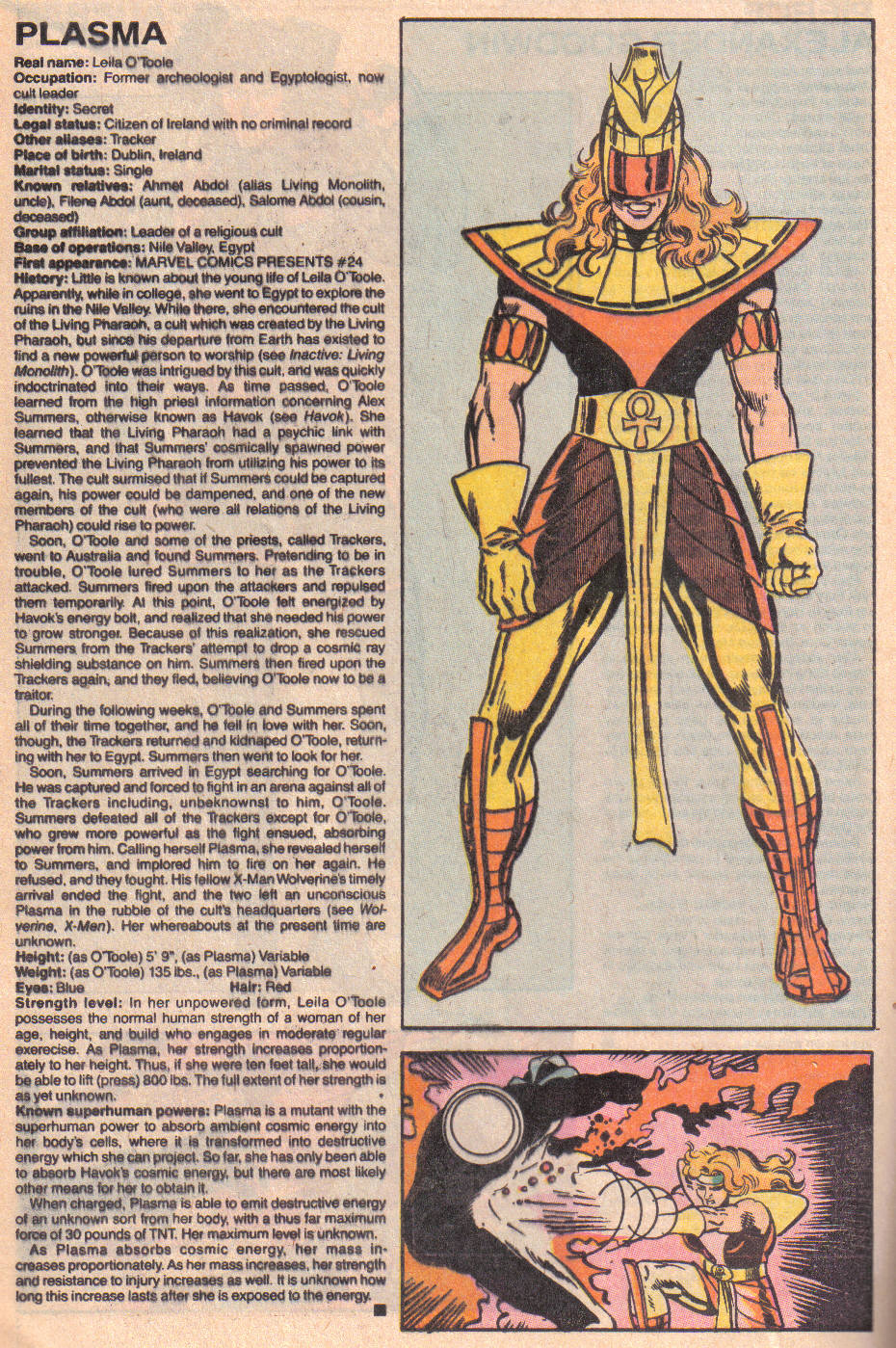 Read online The Official Handbook of the Marvel Universe: Update '89 comic -  Issue #5 - 45