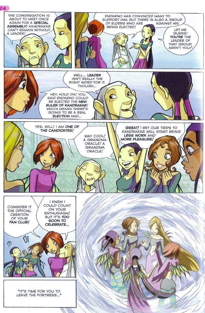 Read online W.i.t.c.h. comic -  Issue #37 - 56
