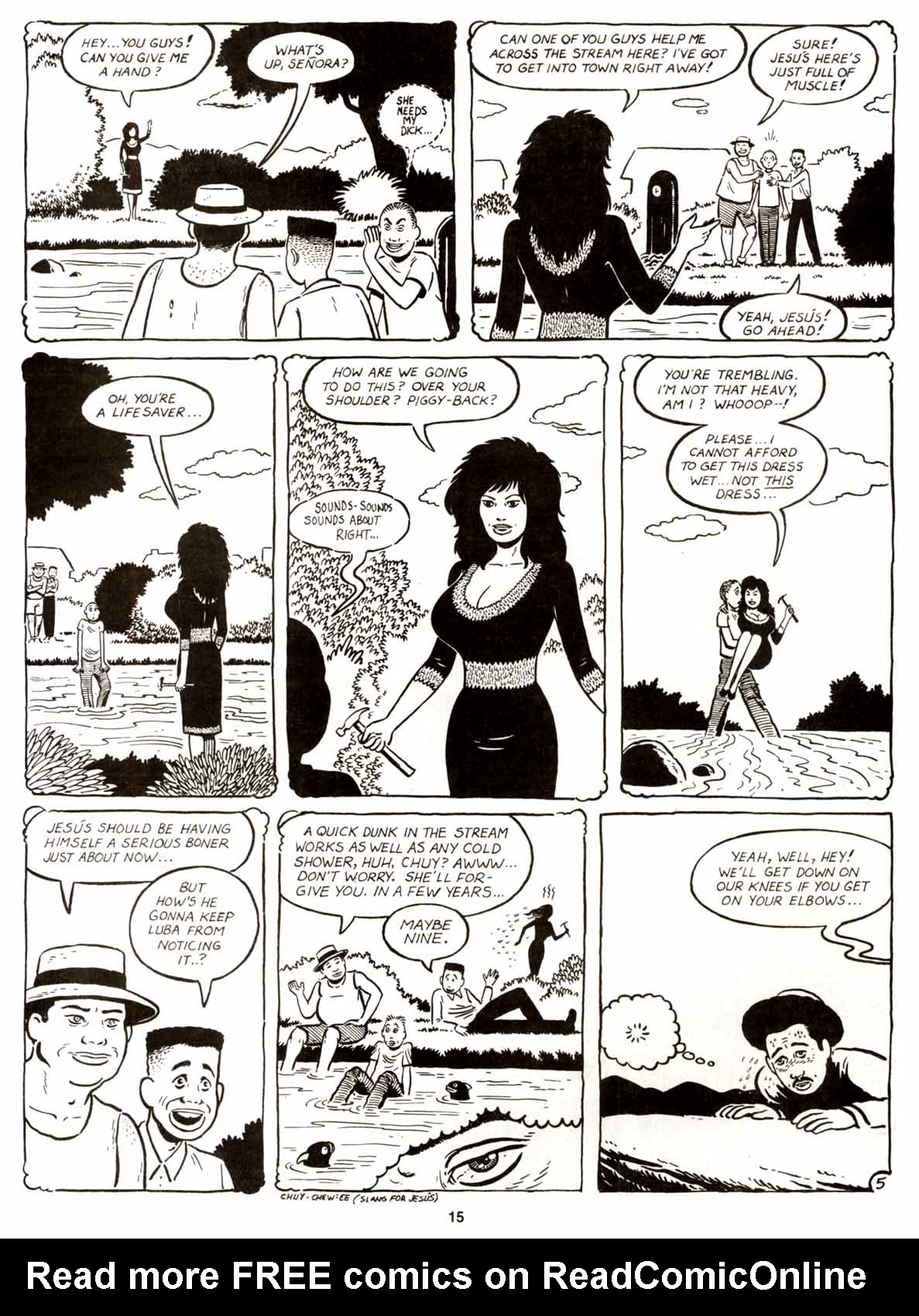 Read online Love and Rockets (1982) comic -  Issue #9 - 17