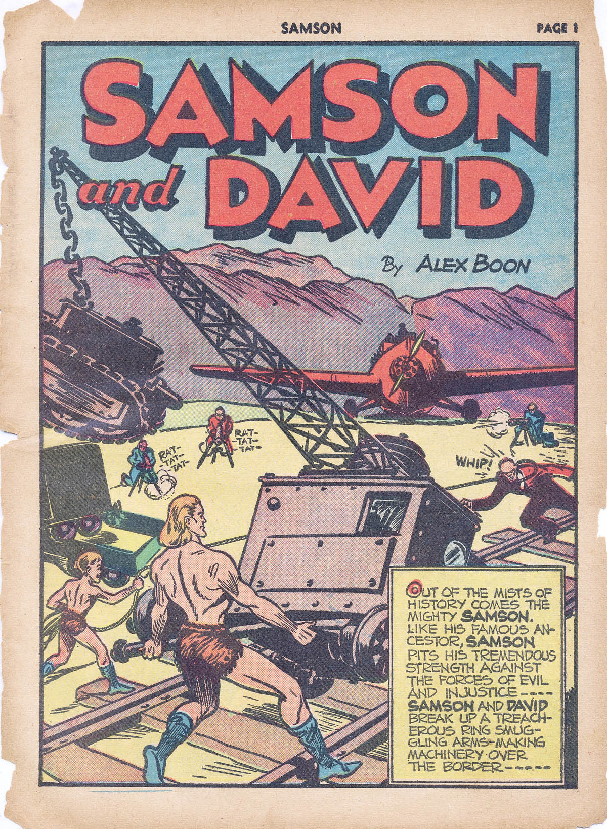 Read online Samson (1940) comic -  Issue #4 - 3