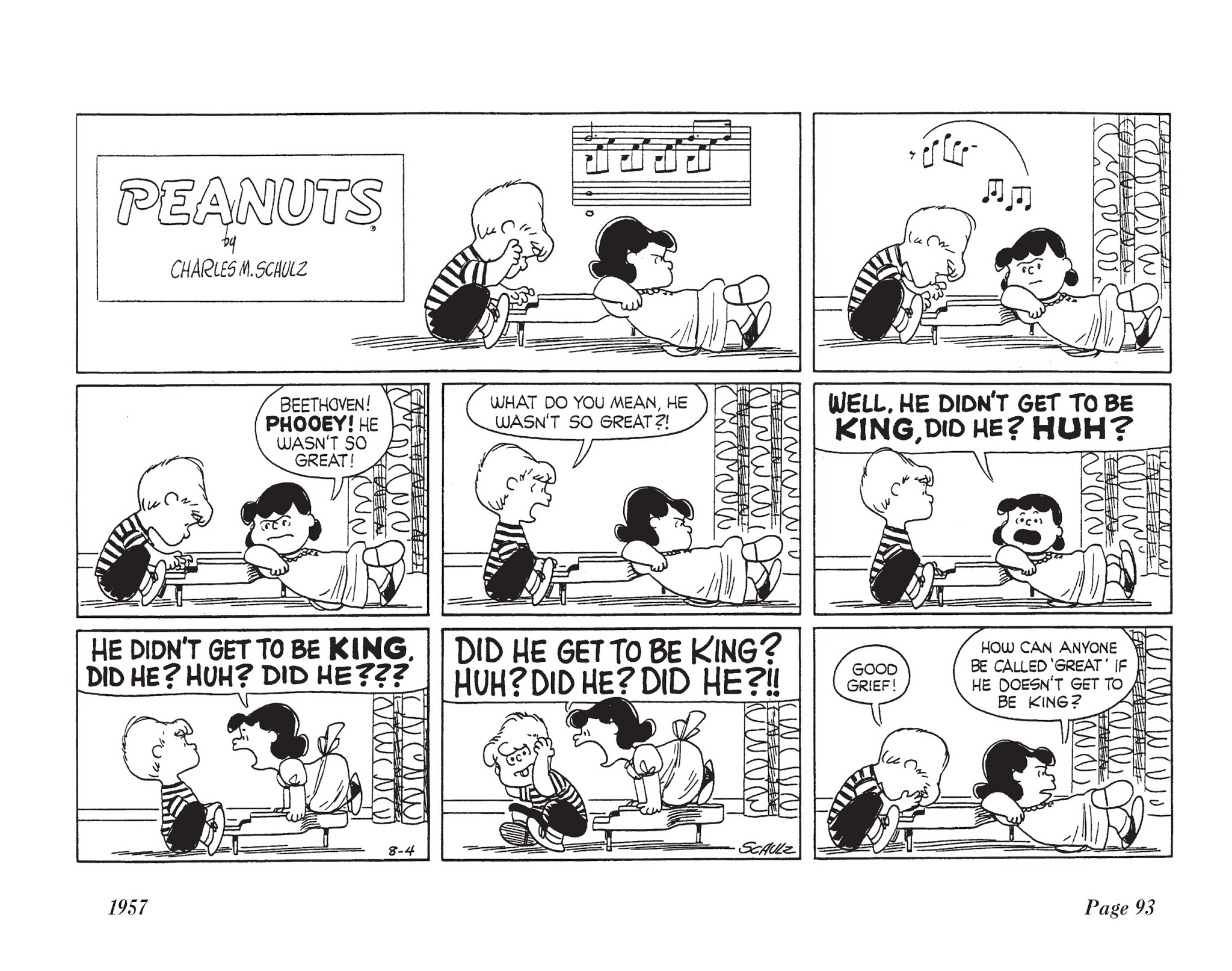 Read online The Complete Peanuts comic -  Issue # TPB 4 - 107