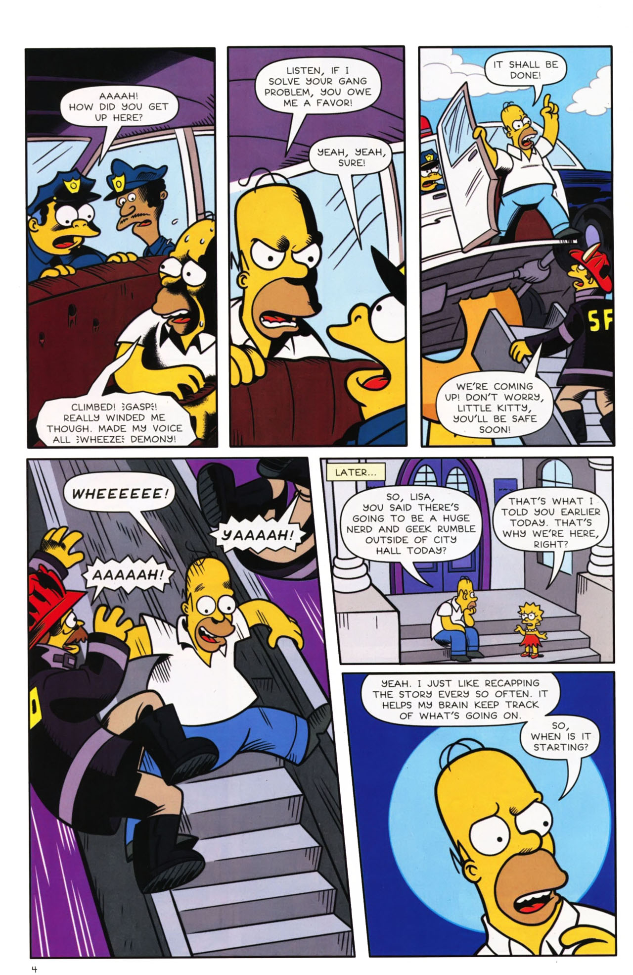 Read online Bongo Comics presents Comic Book Guy: The Comic Book comic -  Issue #3 - 5