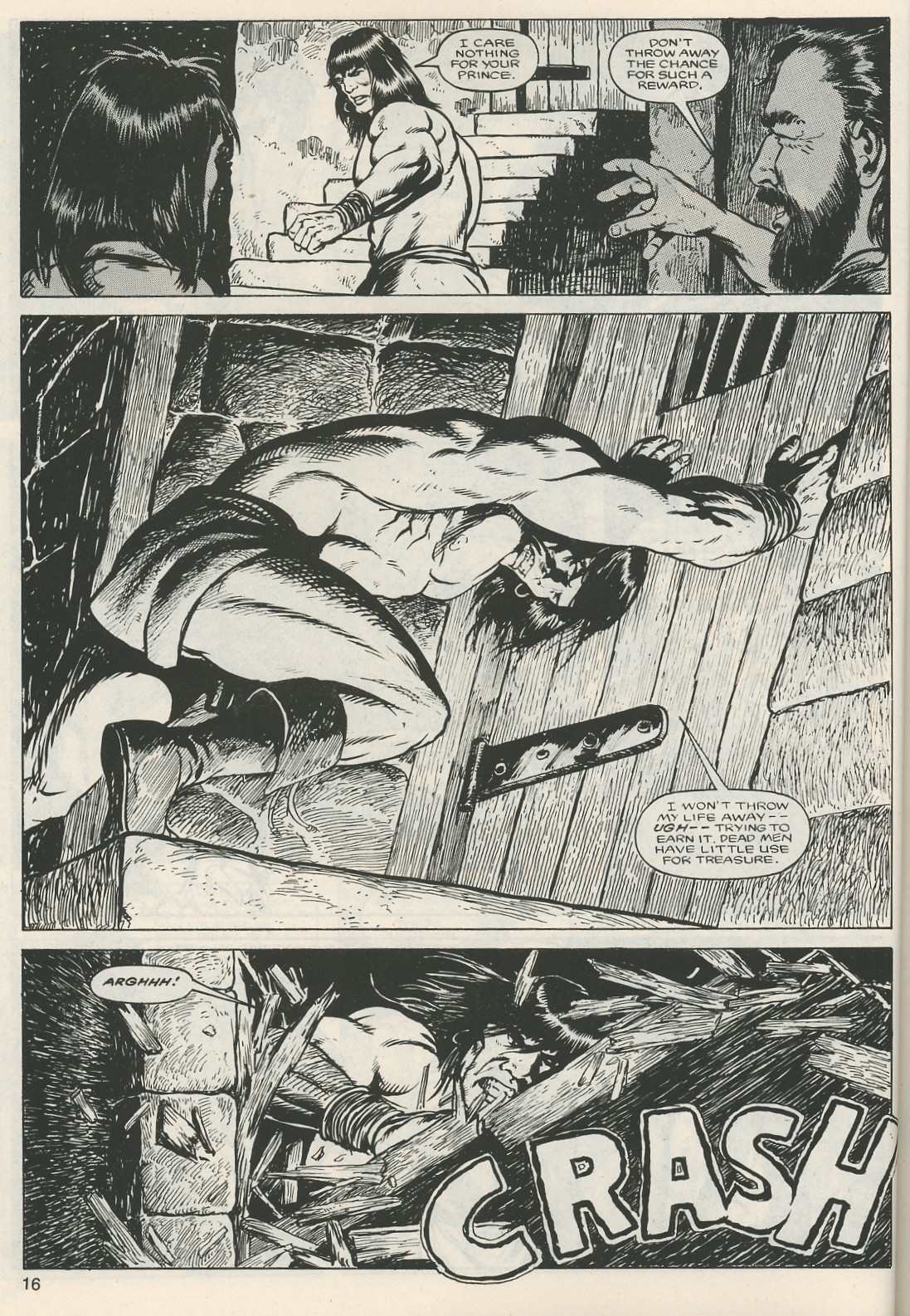Read online The Savage Sword Of Conan comic -  Issue #124 - 16