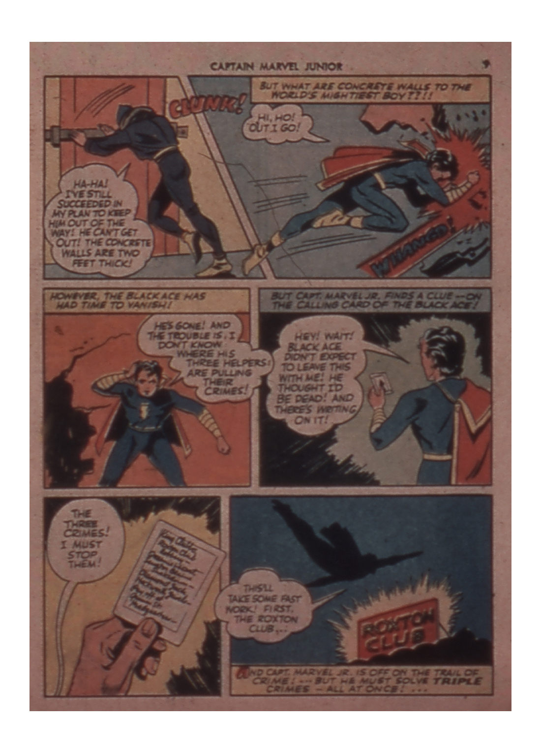 Read online Captain Marvel, Jr. comic -  Issue #7 - 9