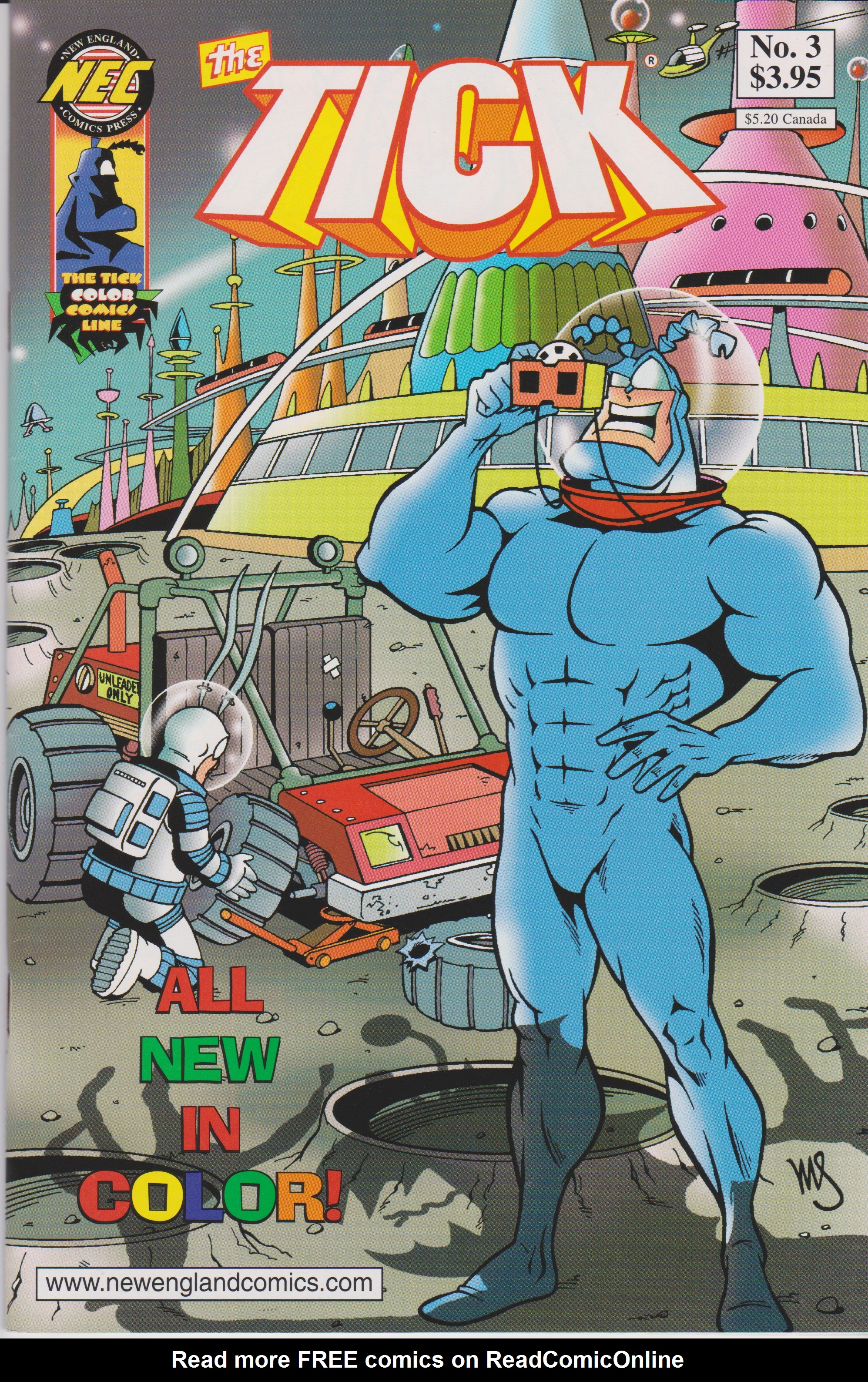 Read online The Tick Color comic -  Issue #3 - 1