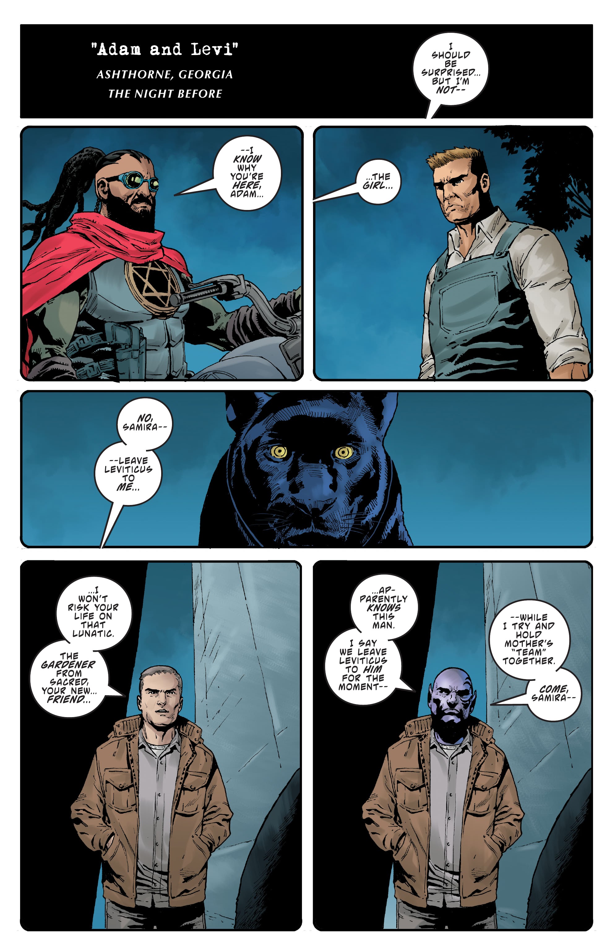 Read online Sacred Six comic -  Issue #9 - 17