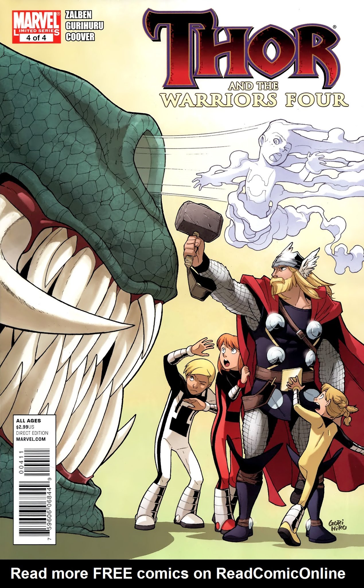 Read online Thor and the Warriors Four comic -  Issue #4 - 1
