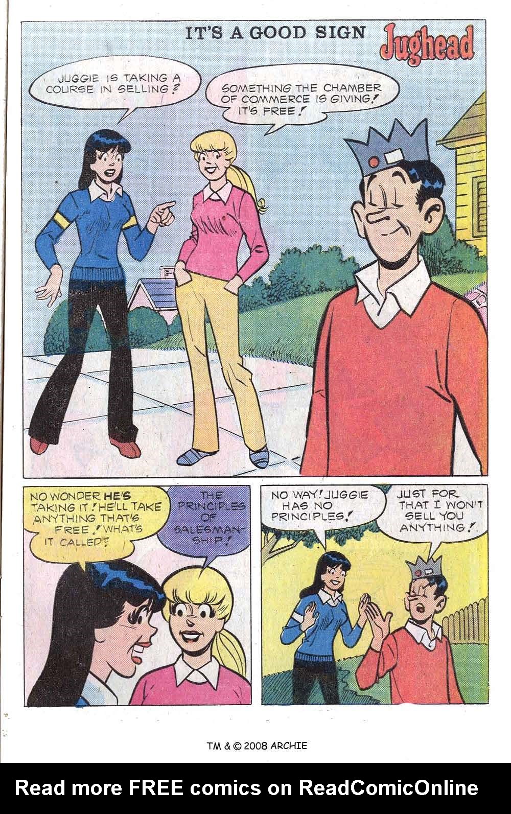 Read online Jughead (1965) comic -  Issue #260 - 29