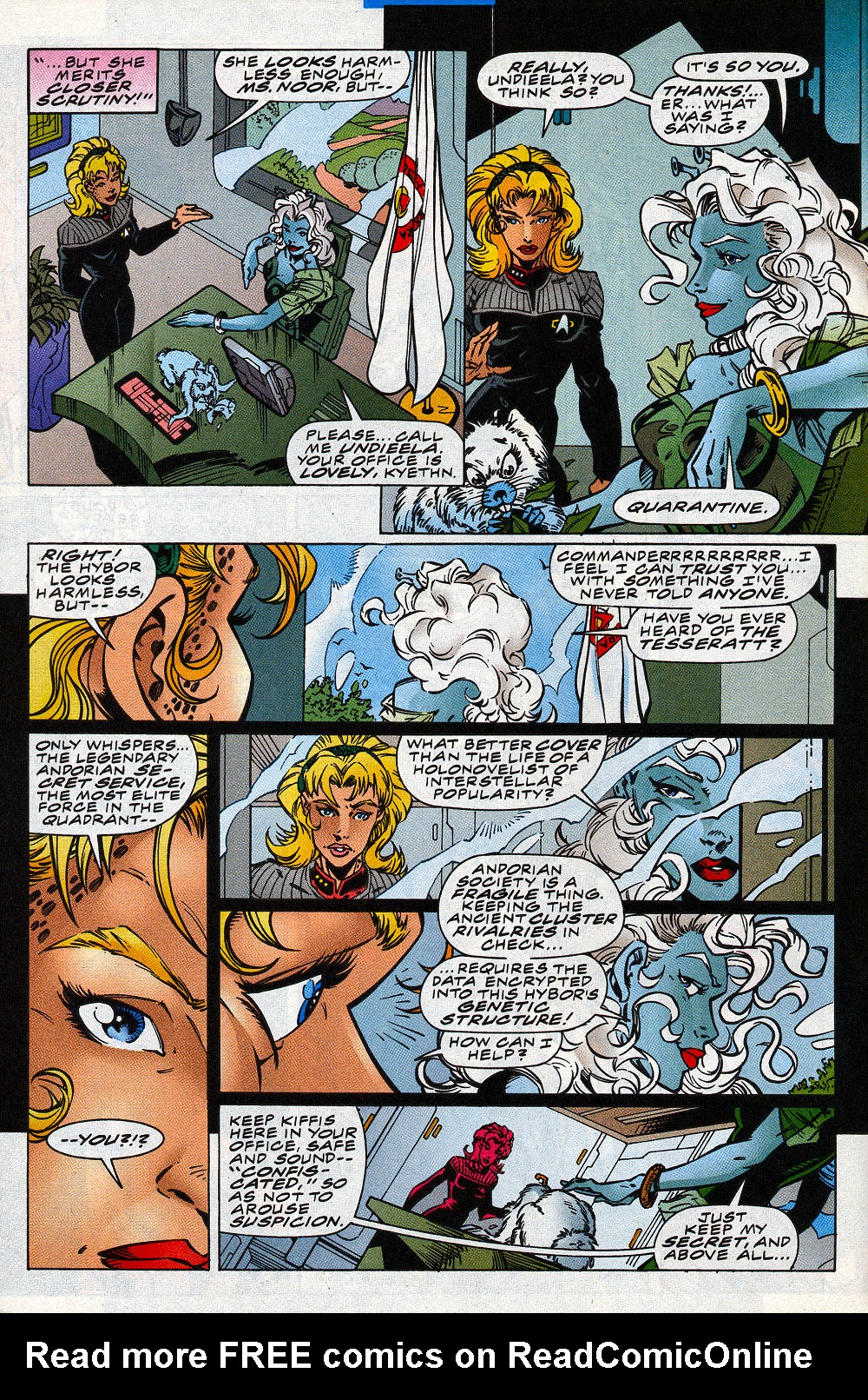 Read online Star Trek: Starfleet Academy (1996) comic -  Issue #13 - 17
