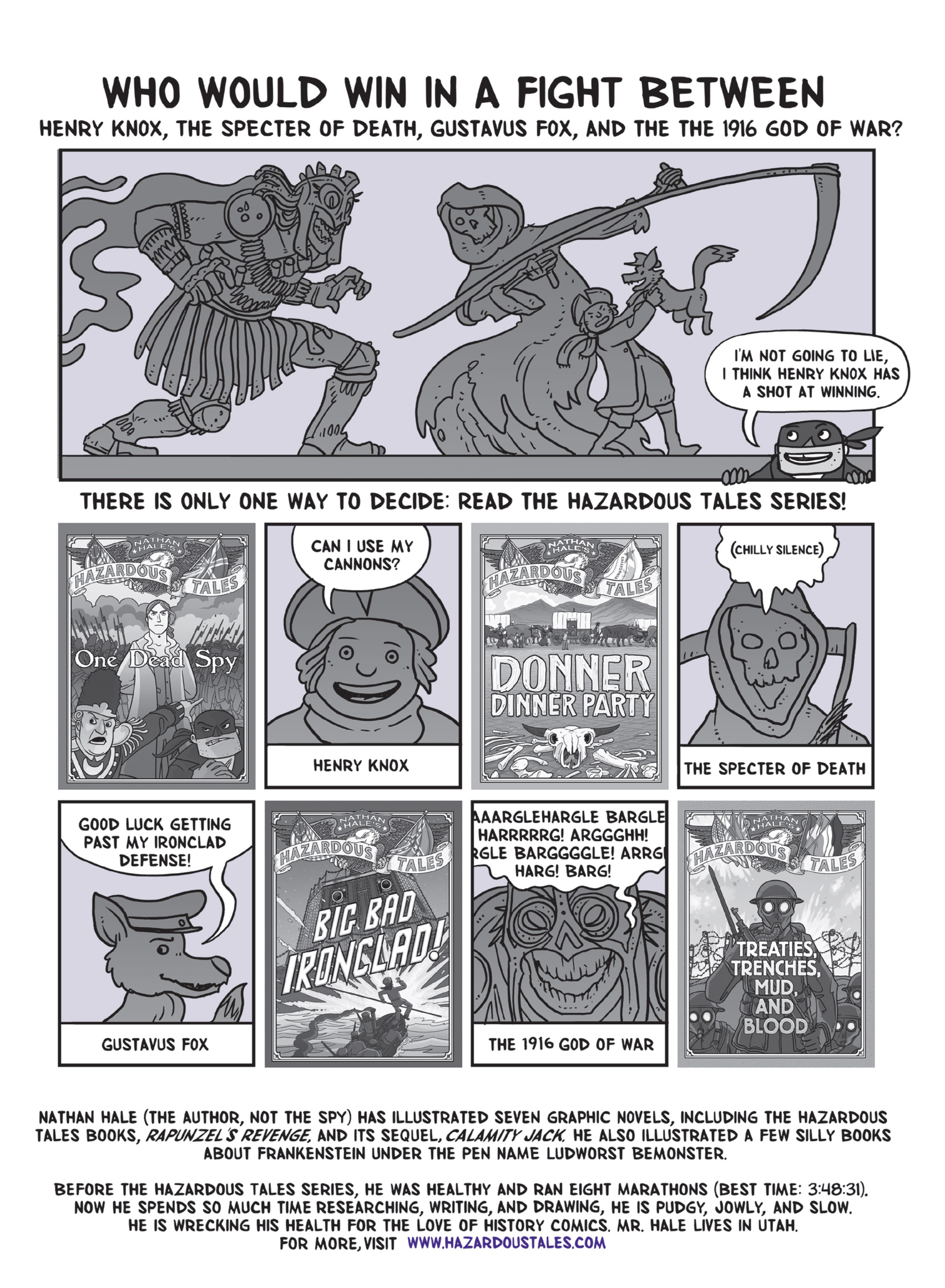 Read online Nathan Hale's Hazardous Tales comic -  Issue # TPB 5 - 130