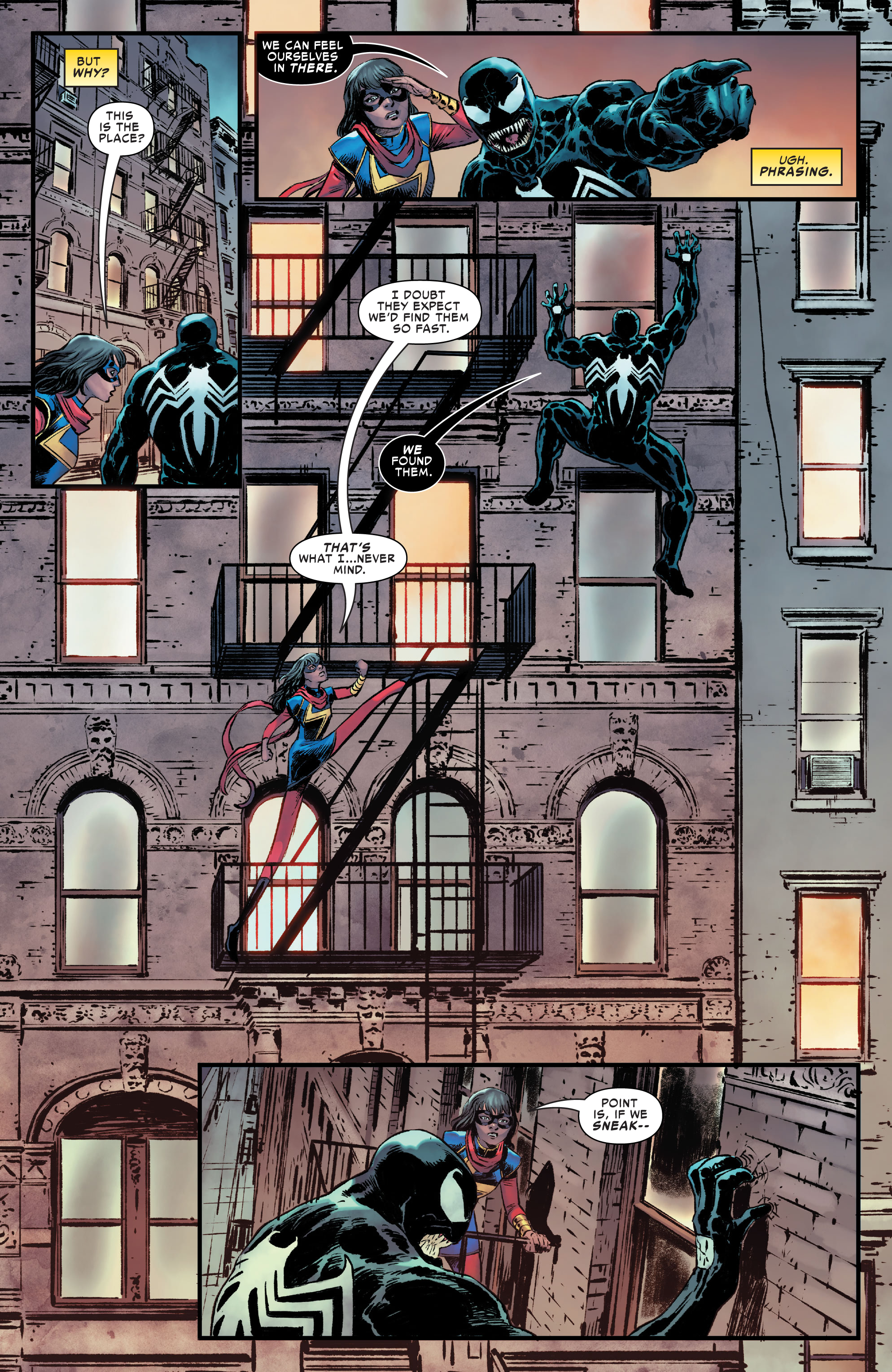 Read online Ms. Marvel & Venom comic -  Issue #1 - 12