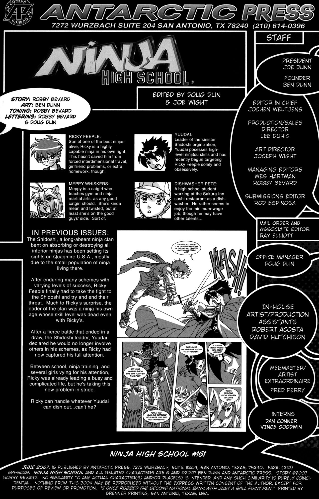 Read online Ninja High School (1986) comic -  Issue #151 - 2