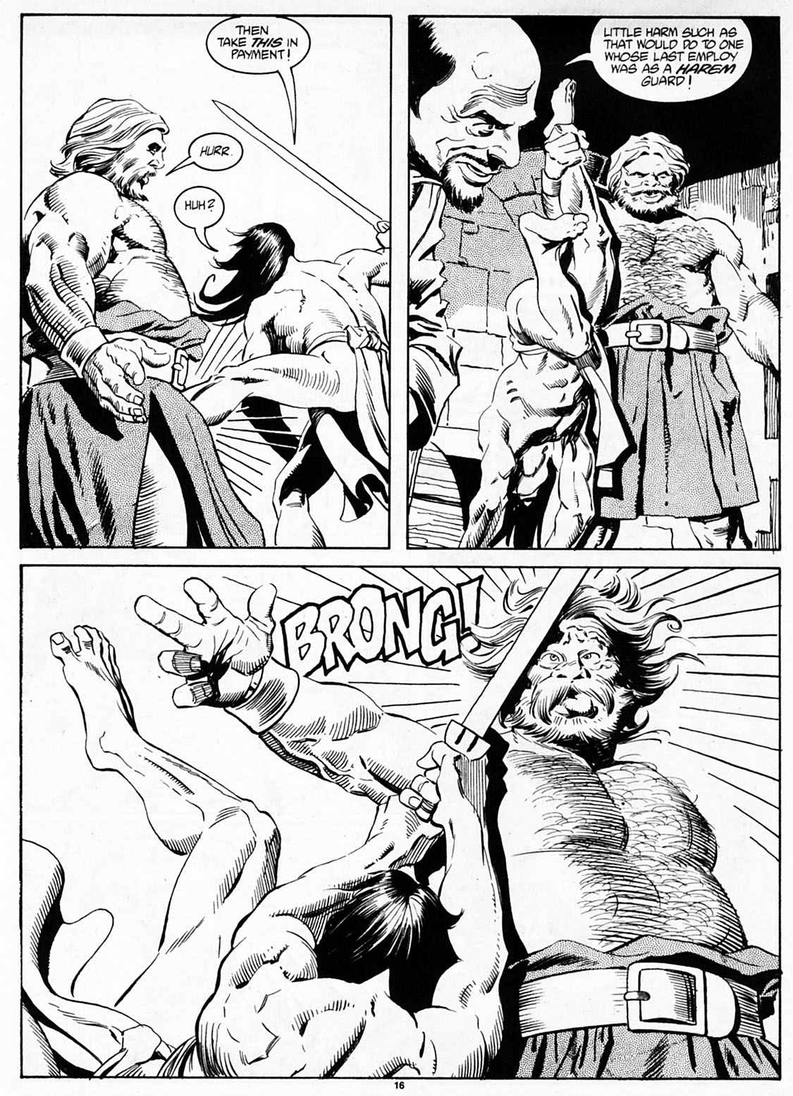 Read online The Savage Sword Of Conan comic -  Issue #186 - 18
