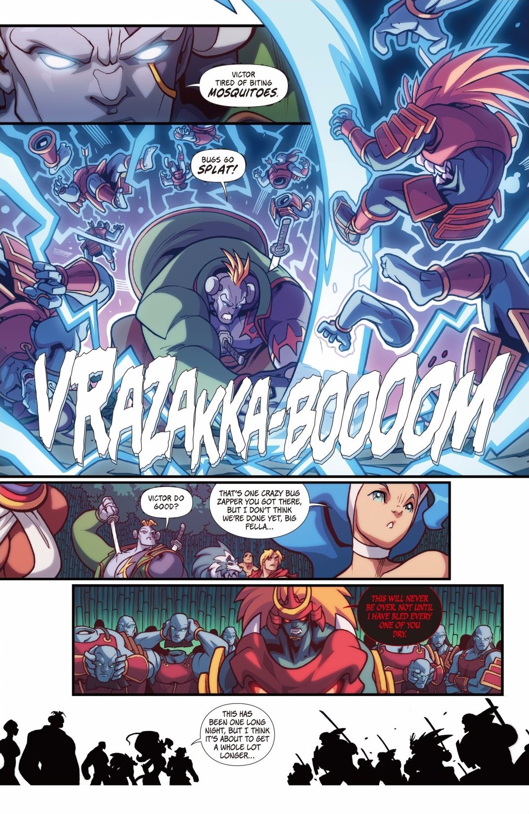 Read online Street Fighter VS Darkstalkers comic -  Issue #5 - 19