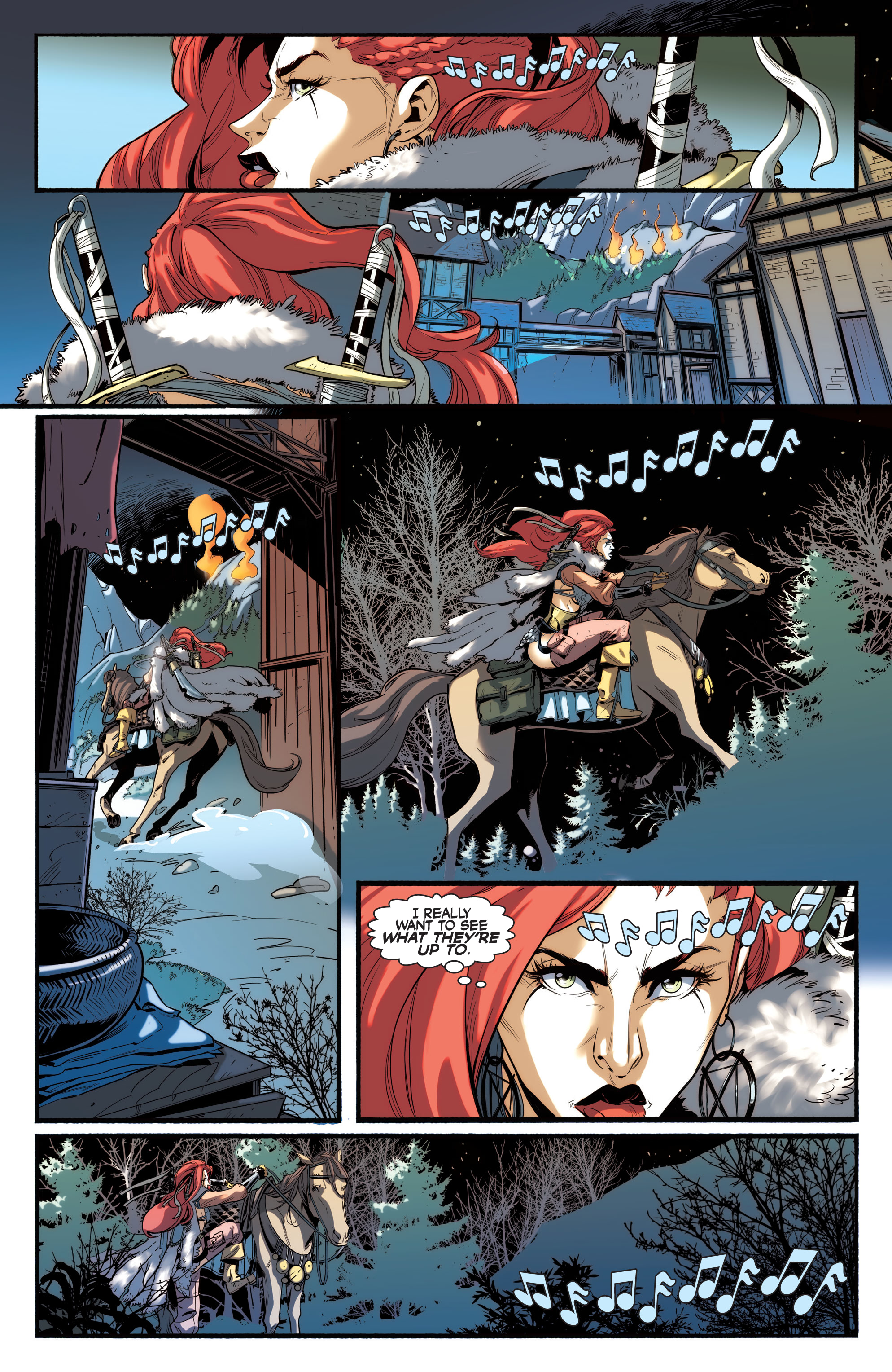 Read online Red Sonja (2019) comic -  Issue # _Holiday Special 2021 - 22