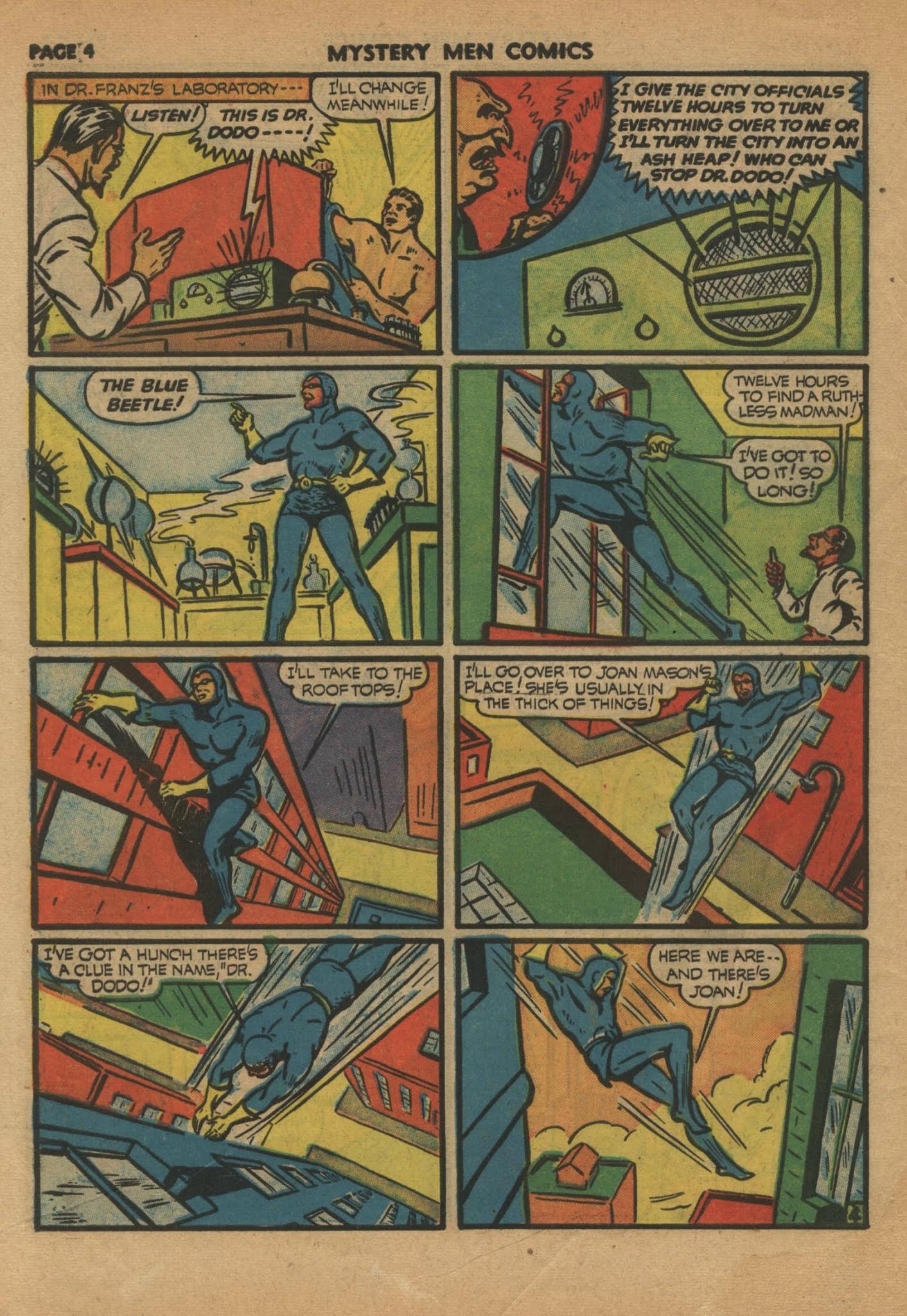 Read online Mystery Men Comics comic -  Issue #24 - 6