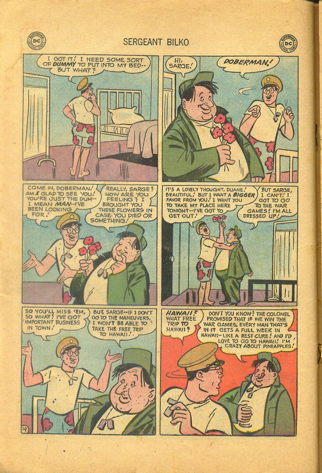 Read online Sergeant Bilko comic -  Issue #1 - 16