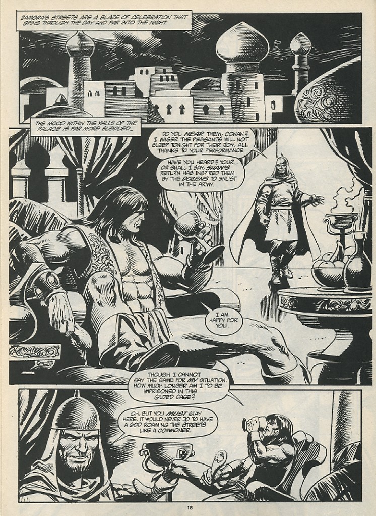 Read online The Savage Sword Of Conan comic -  Issue #181 - 20