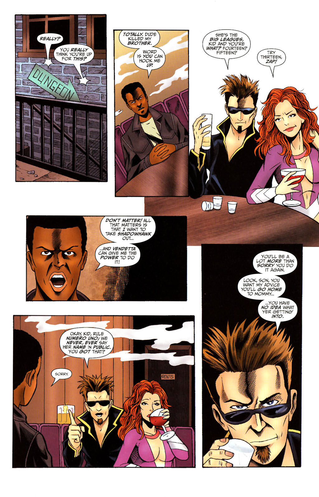 Read online ShadowHawk (2005) comic -  Issue #14 - 17