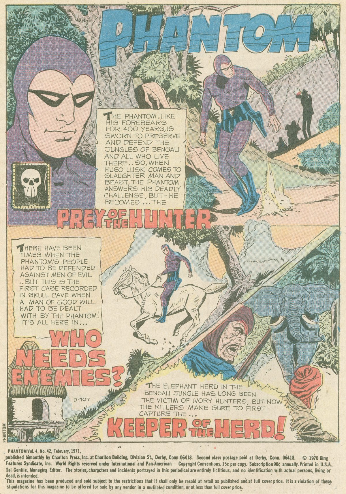 Read online The Phantom (1969) comic -  Issue #42 - 2