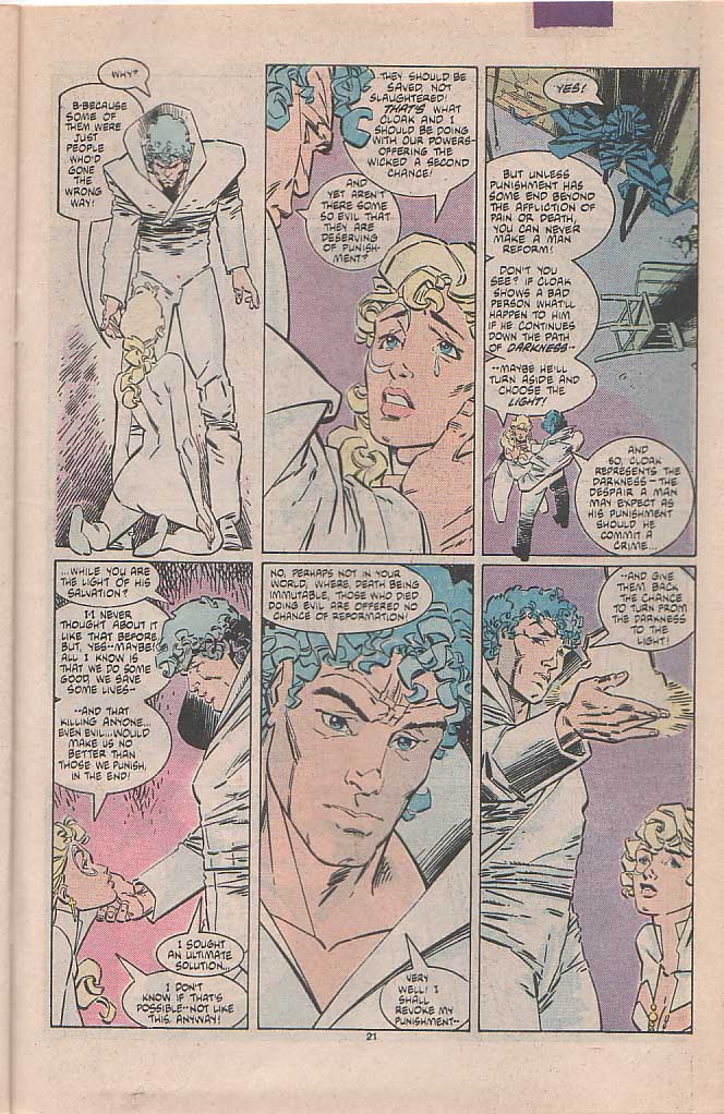Read online Cloak and Dagger (1985) comic -  Issue #4 - 22