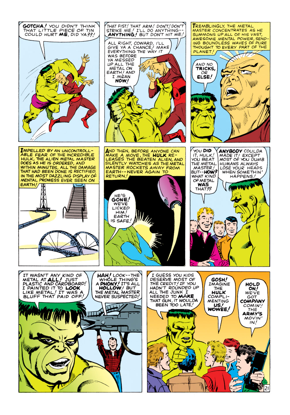 Read online Marvel Masterworks: The Incredible Hulk comic -  Issue # TPB 1 (Part 2) - 50