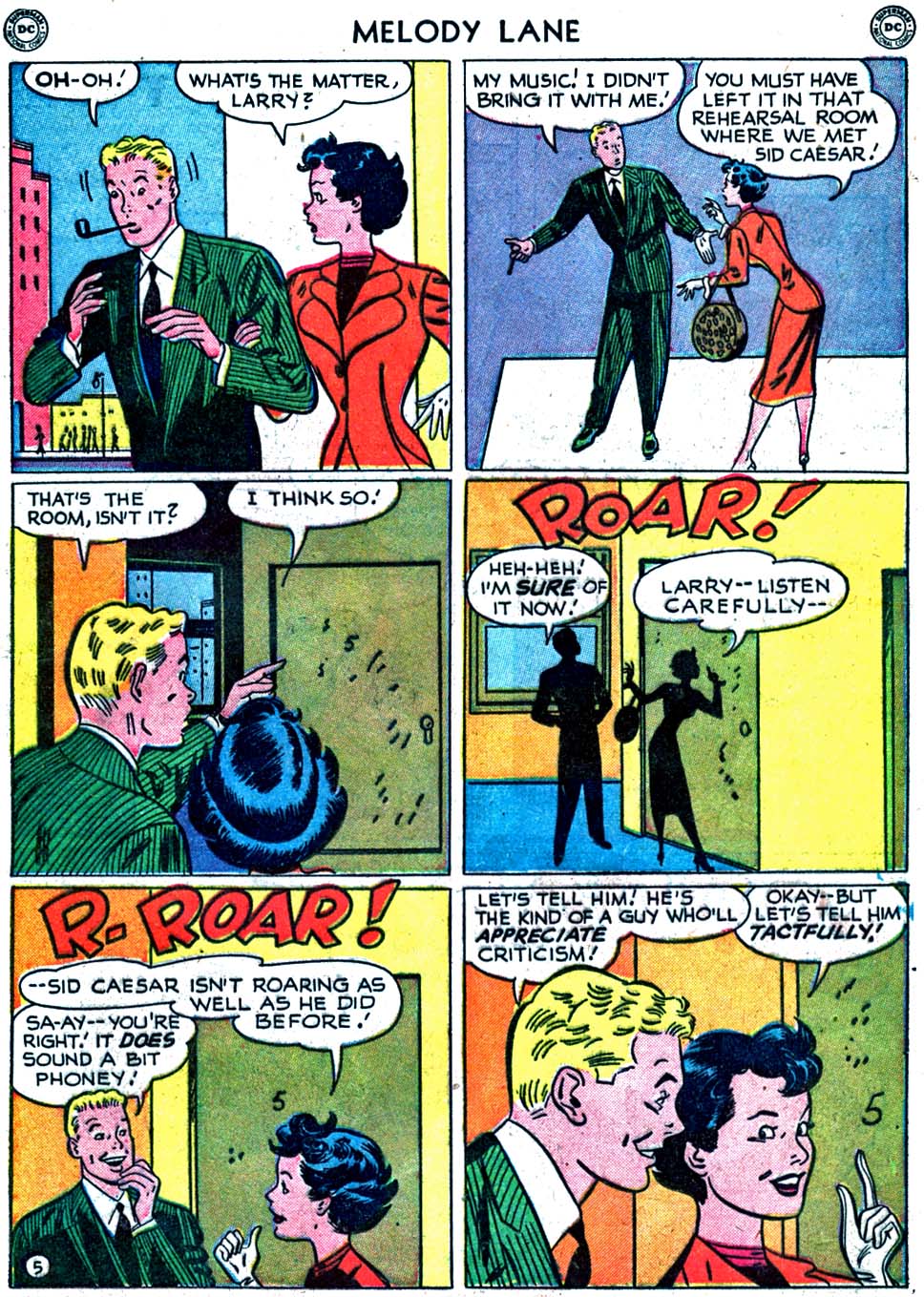 Read online Miss Melody Lane of Broadway comic -  Issue #2 - 19