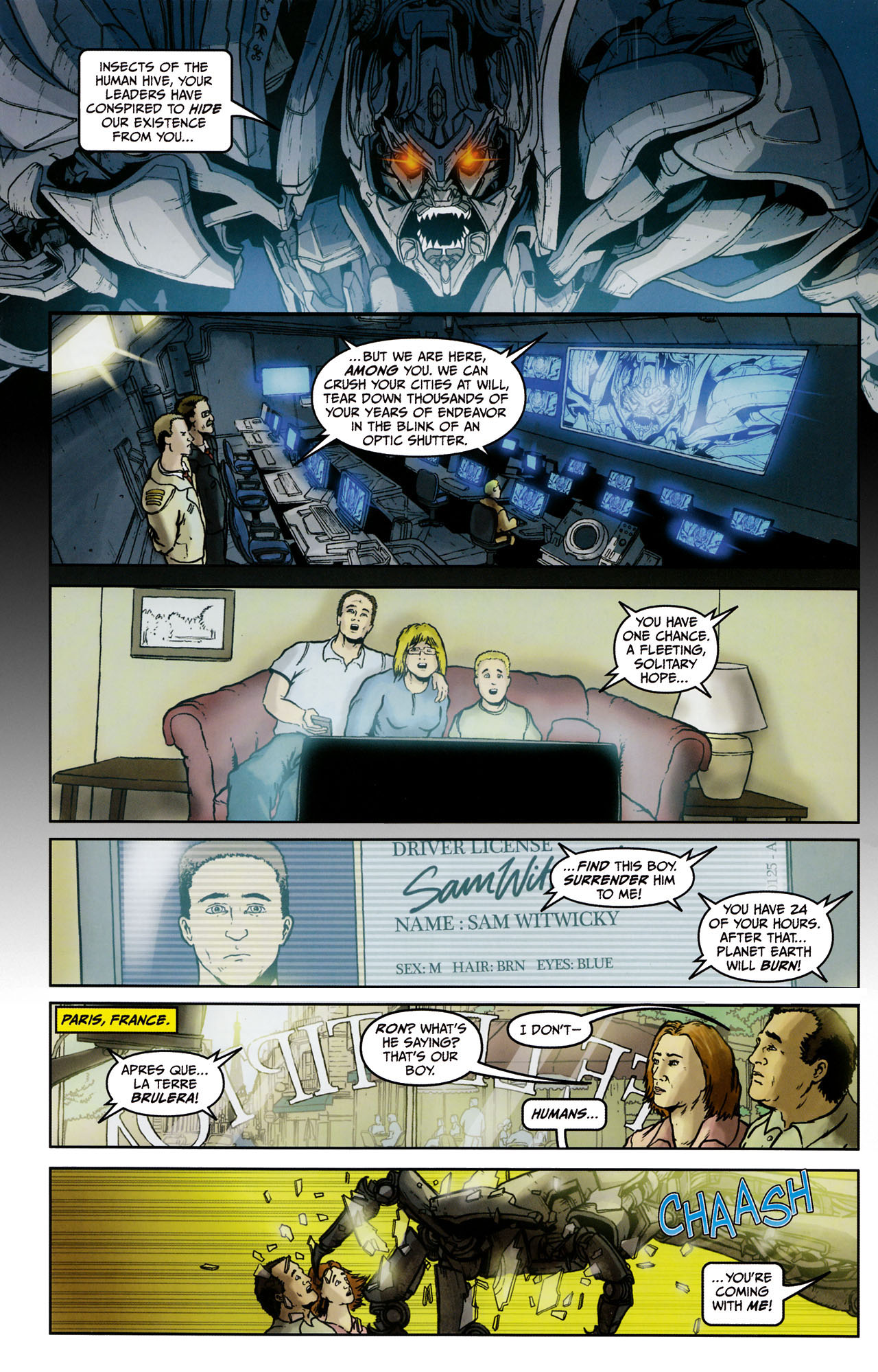 Read online Transformers: Revenge of the Fallen — Official Movie Adaptation comic -  Issue #2 - 22
