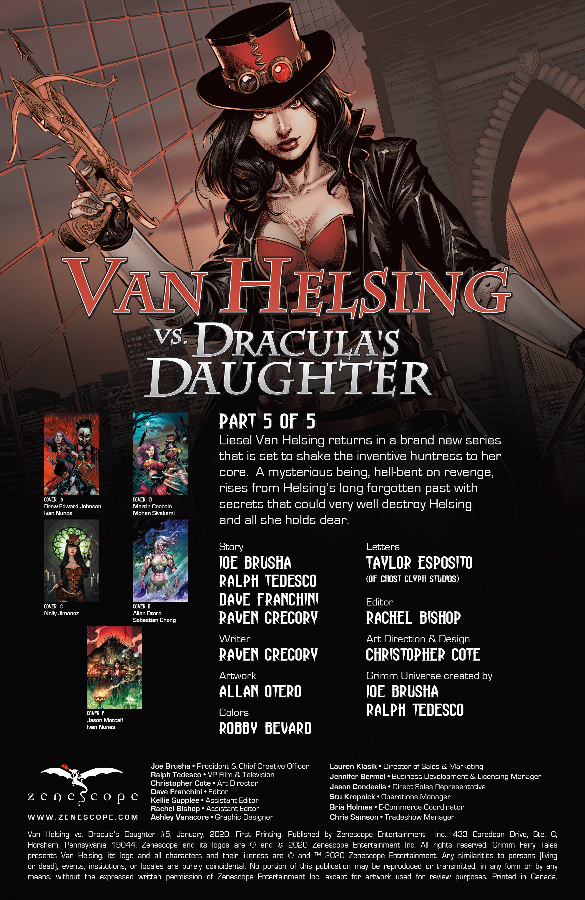Read online Van Helsing vs. Dracula's Daughter comic -  Issue #5 - 2