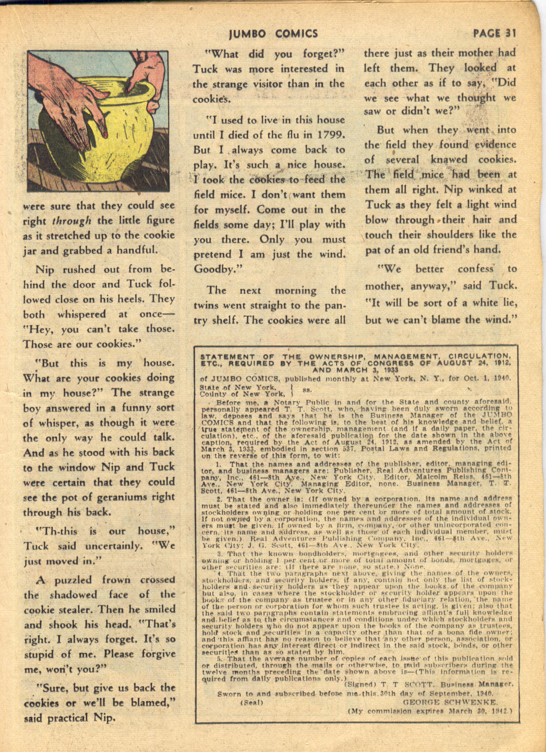Read online Jumbo Comics comic -  Issue #24 - 33