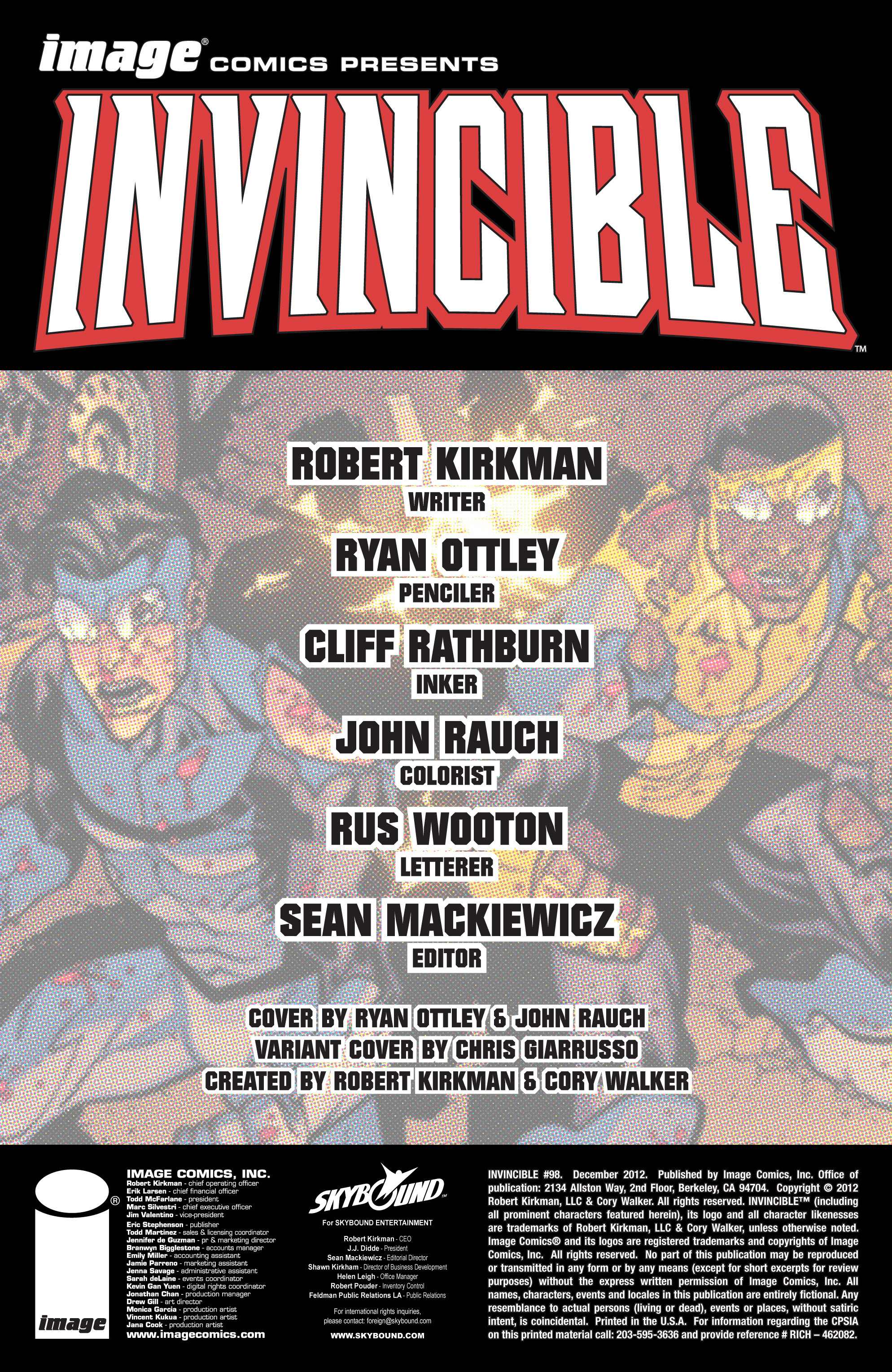 Read online Invincible comic -  Issue #98 - 2