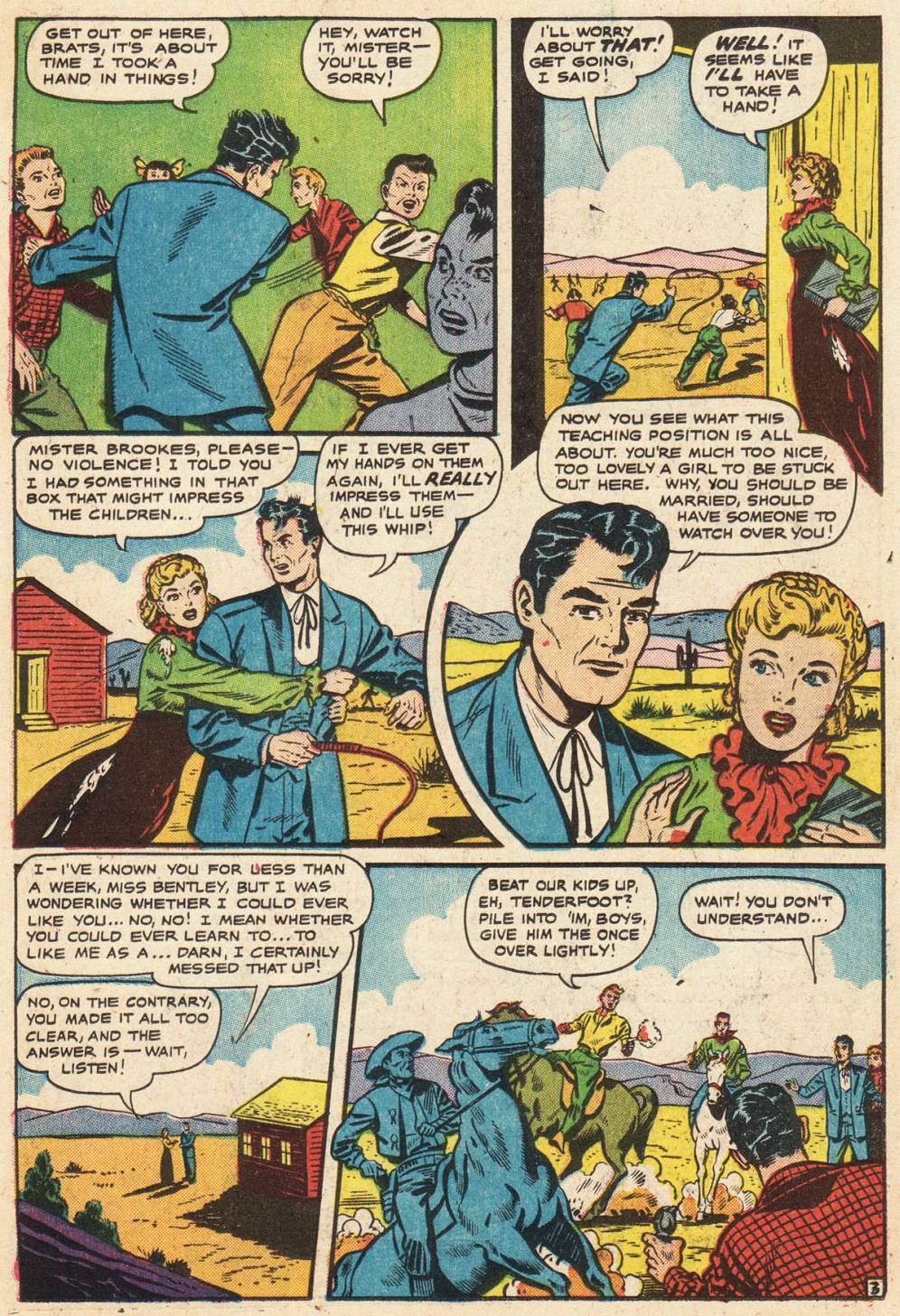 Read online Cowgirl Romances (1950) comic -  Issue #5 - 23