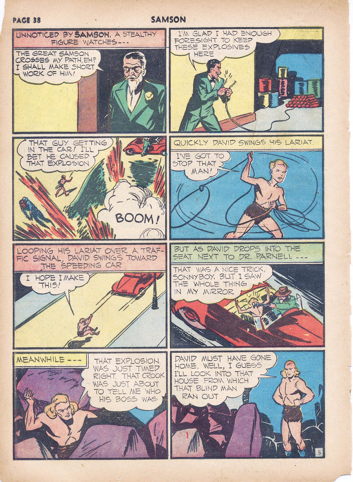 Read online Samson (1940) comic -  Issue #4 - 39