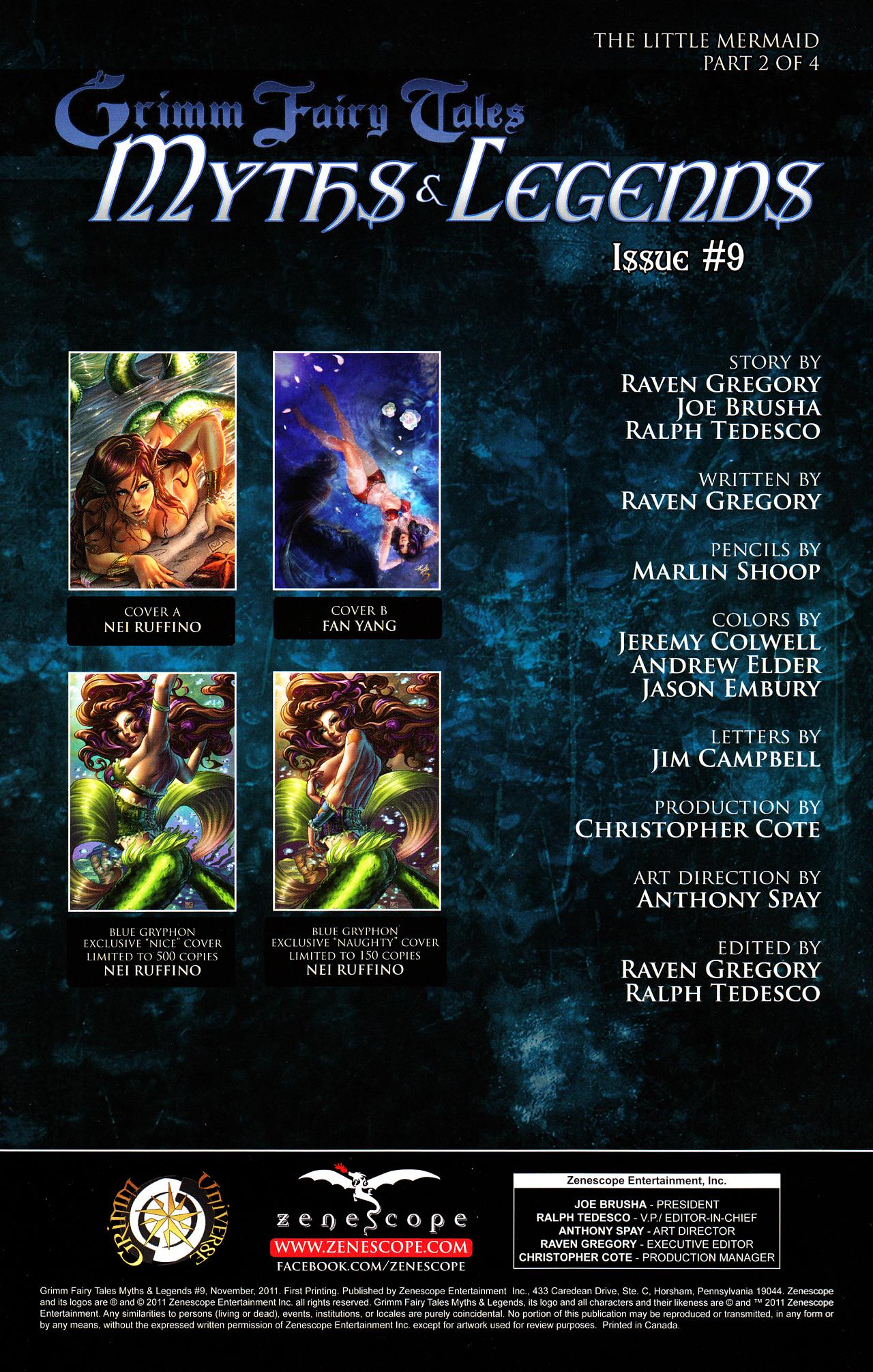 Read online Grimm Fairy Tales: Myths & Legends comic -  Issue #9 - 3