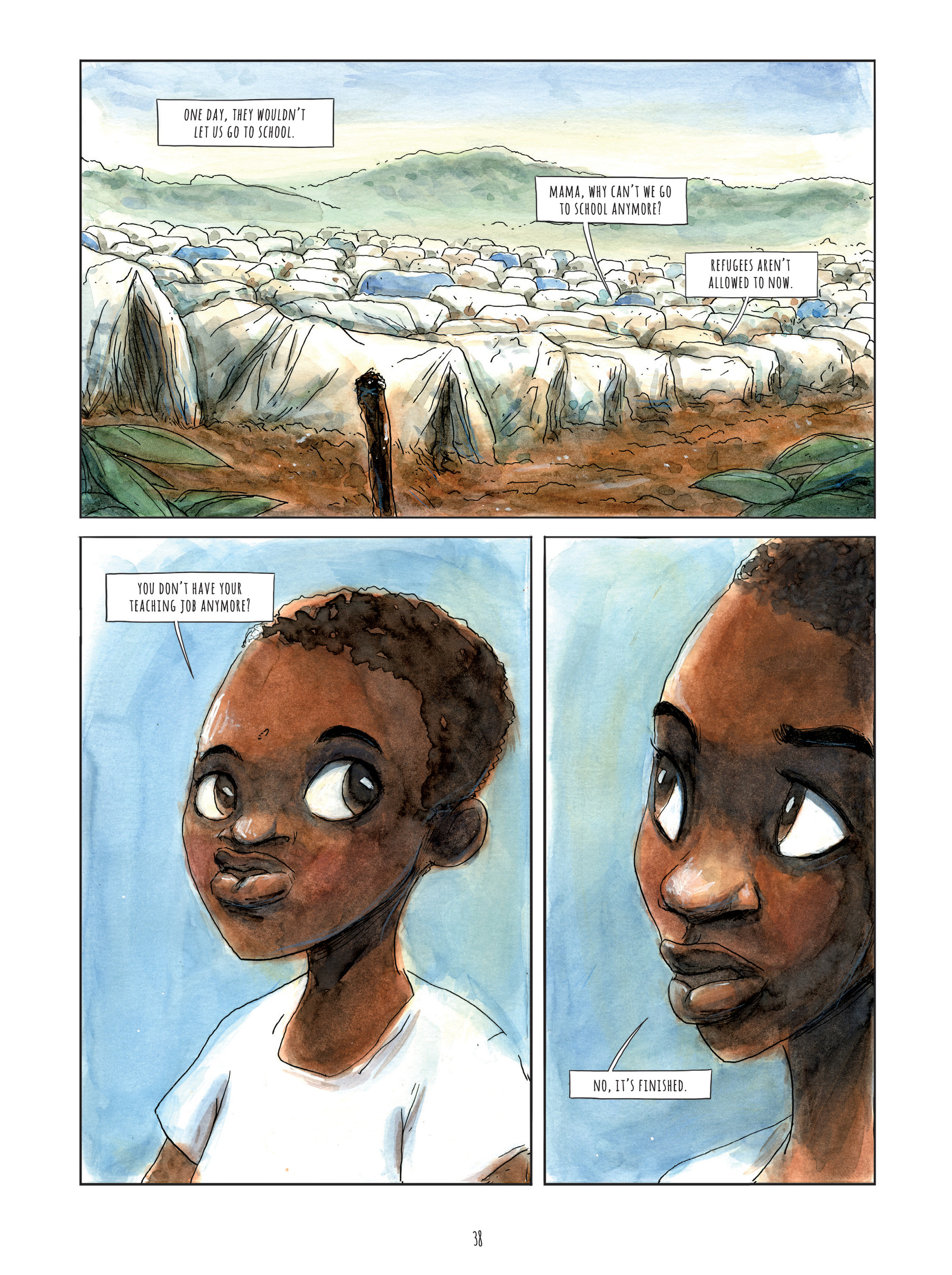 Read online Alice on the Run: One Child's Journey Through the Rwandan Civil War comic -  Issue # TPB - 37