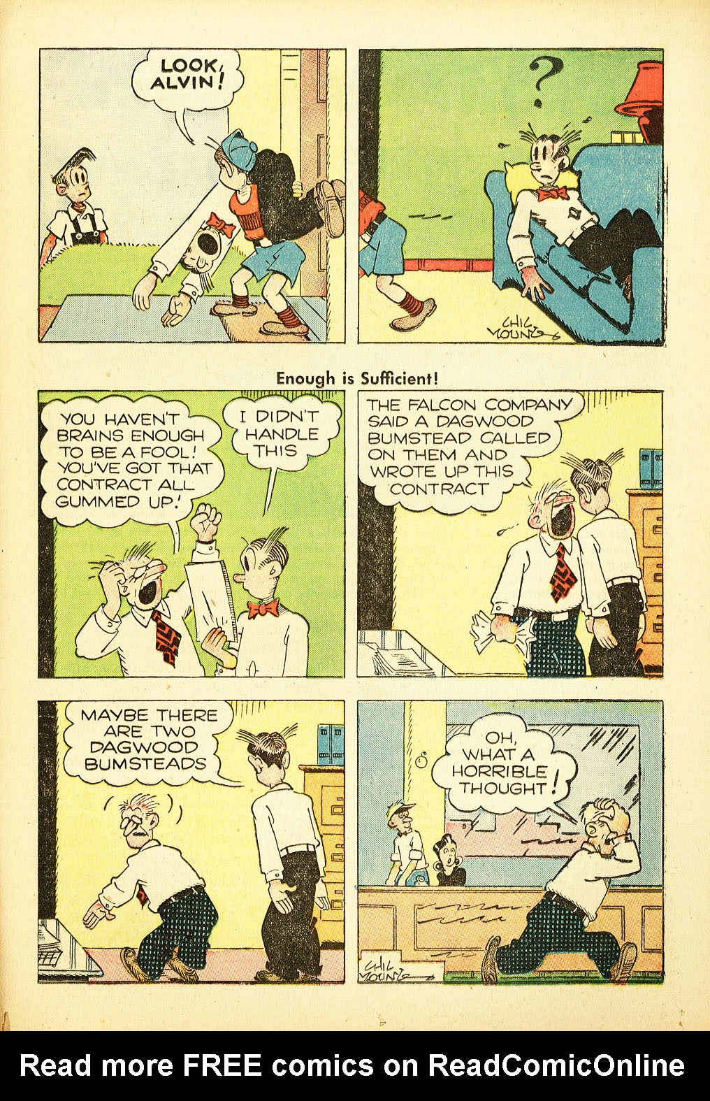 Read online Blondie Comics (1947) comic -  Issue #8 - 24