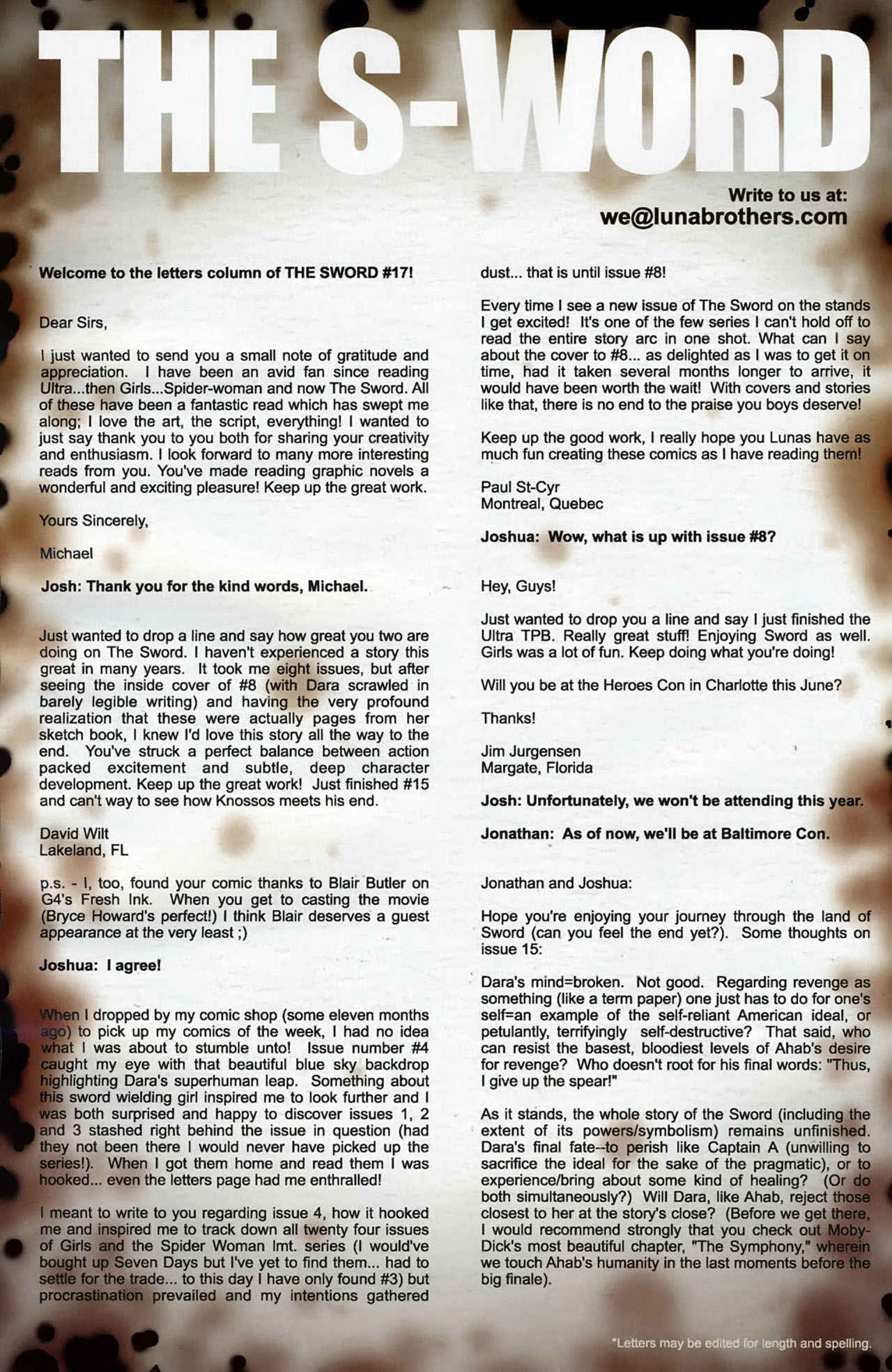 Read online The Sword comic -  Issue #17 - 25