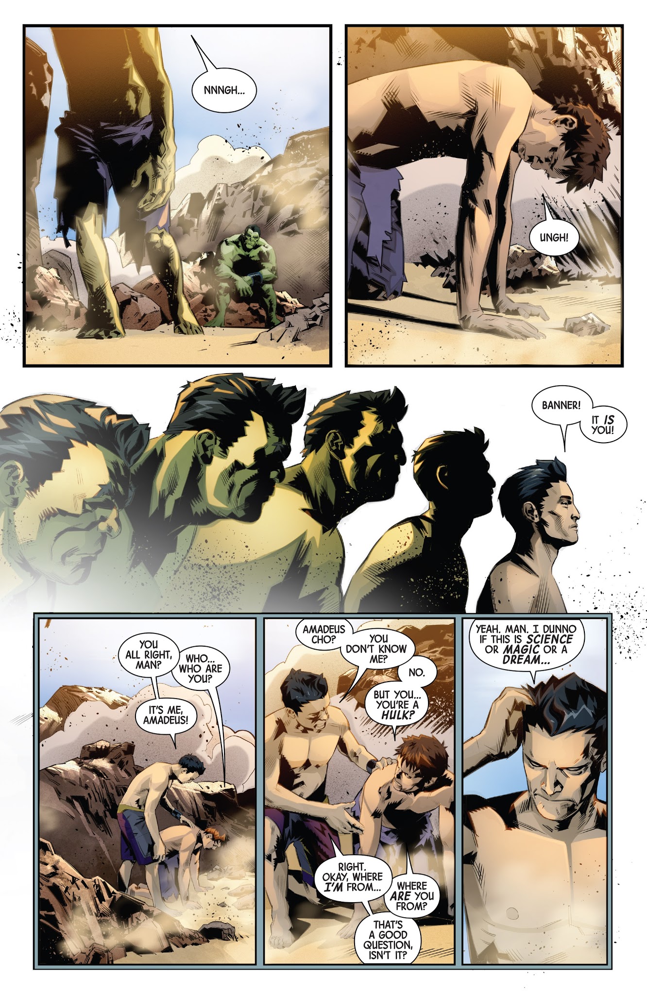 Read online Generations: Banner Hulk & The Totally Awesome Hulk comic -  Issue # Full - 14