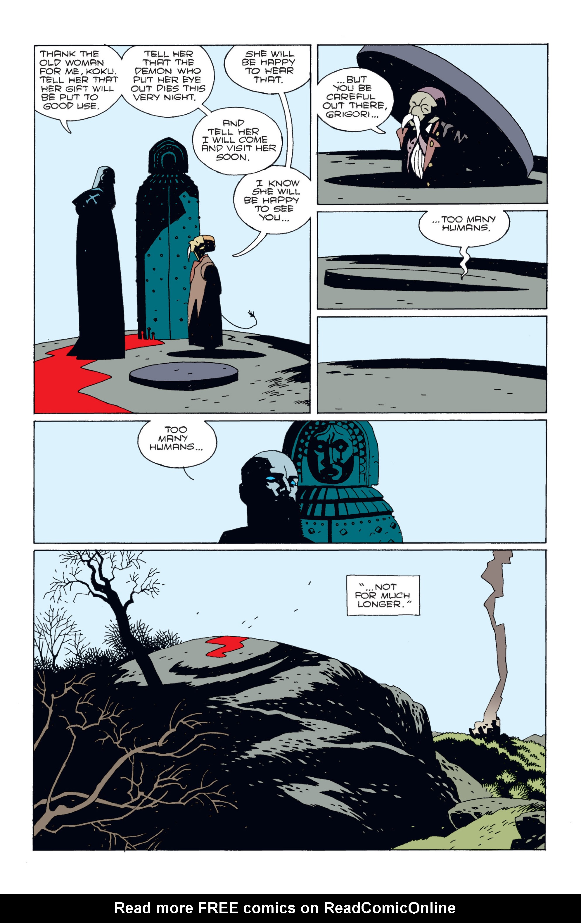 Read online Hellboy comic -  Issue #2 - 98