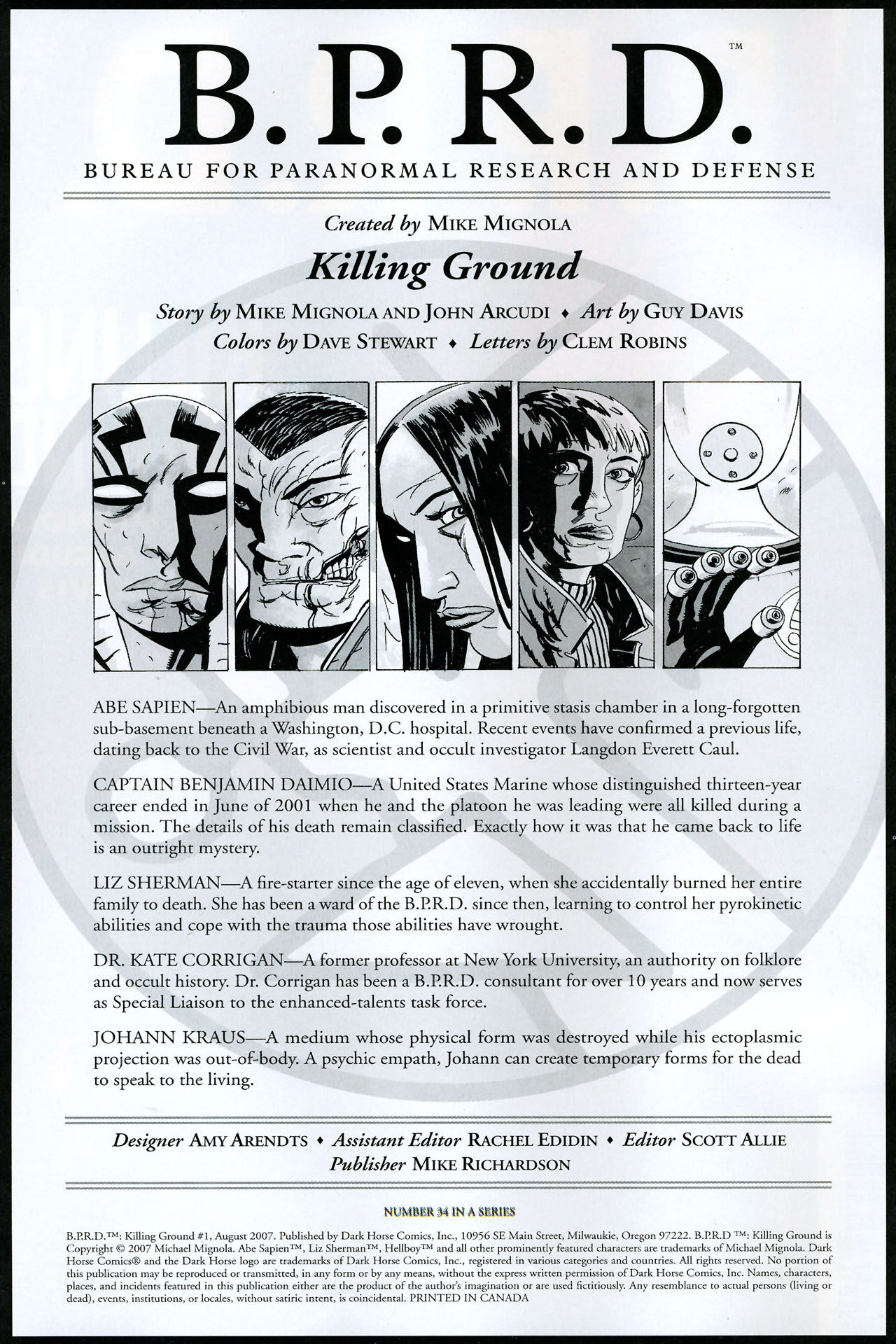 Read online B.P.R.D.: Killing Ground comic -  Issue #1 - 2