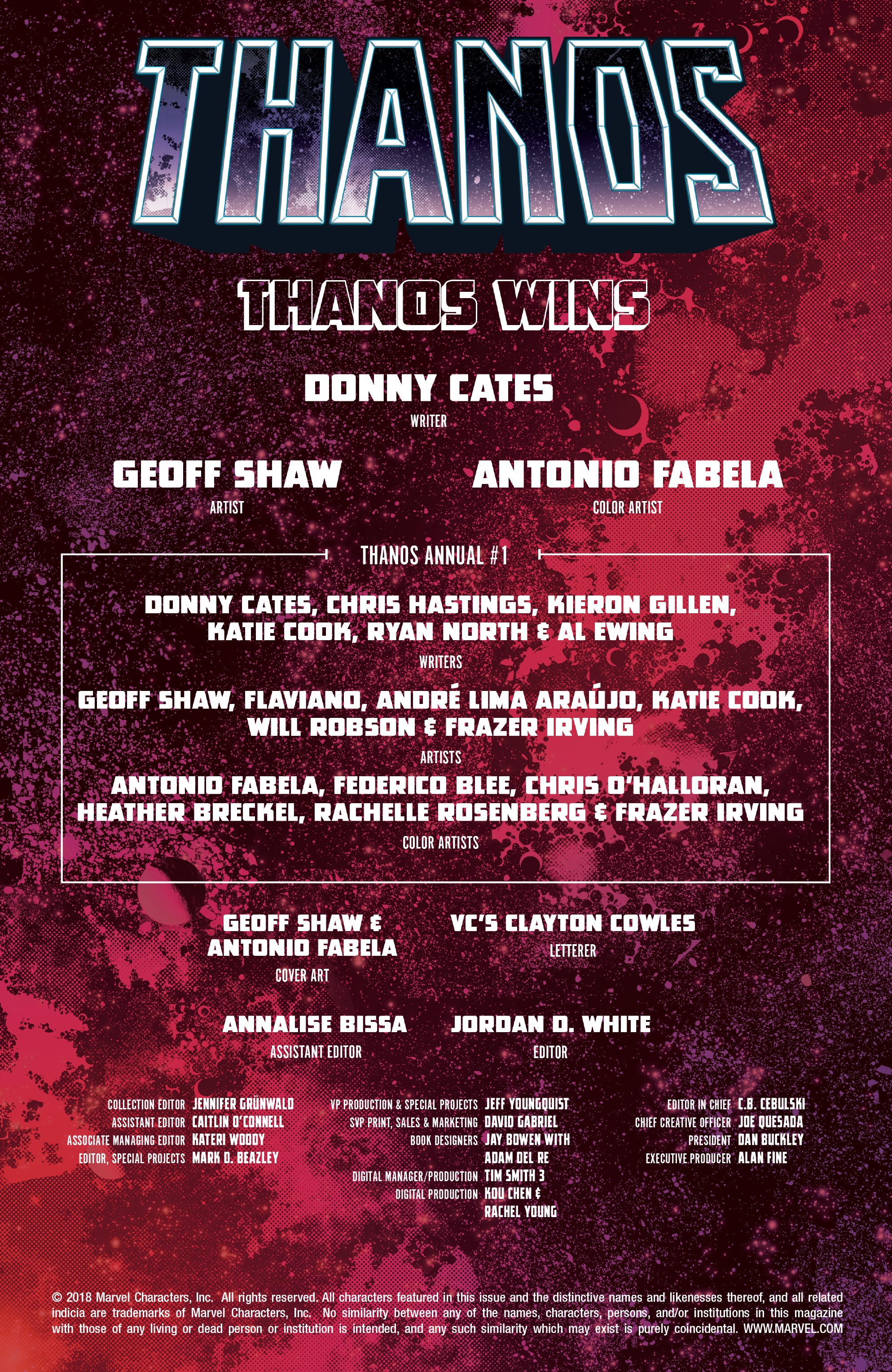 Read online Thanos Wins by Donny Cates comic -  Issue # TPB (Part 1) - 3