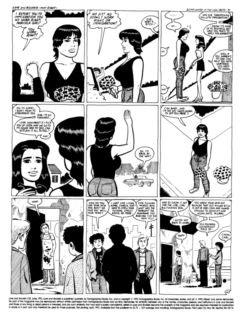 Read online Love and Rockets (1982) comic -  Issue #38 - 2