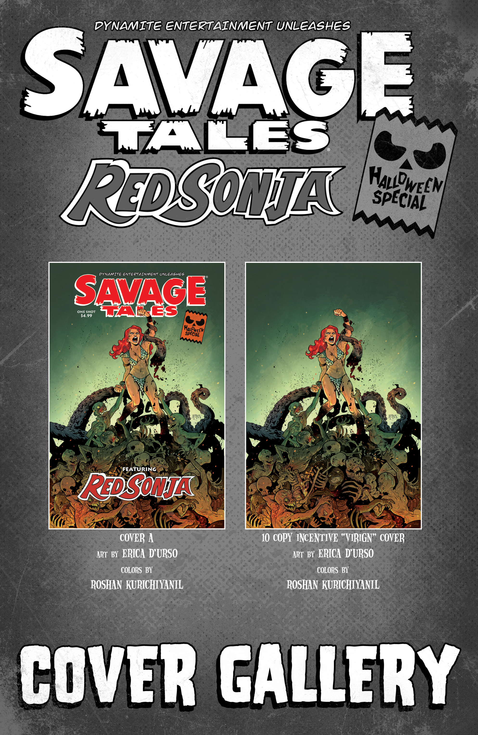 Read online Savage Tales: A Red Sonja Halloween Special comic -  Issue # Full - 33